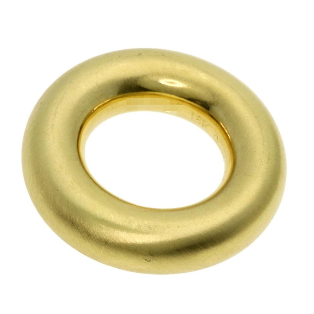 GIMEL CIRCLE PENDANT TOP 18K: Gimel Circle Pendant top 18K Brand: Gimel Type: Pendant top Material: 18K, Color: Exterior Color Gold Size: Top Size:1.2inch/30.4x30.4x7.4mm Accessories: None Accessories Notice: When purc