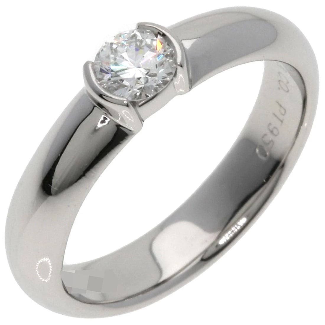 TIFFANY&CO. DOTS SOLITAIRE DIAMOND RING - 2