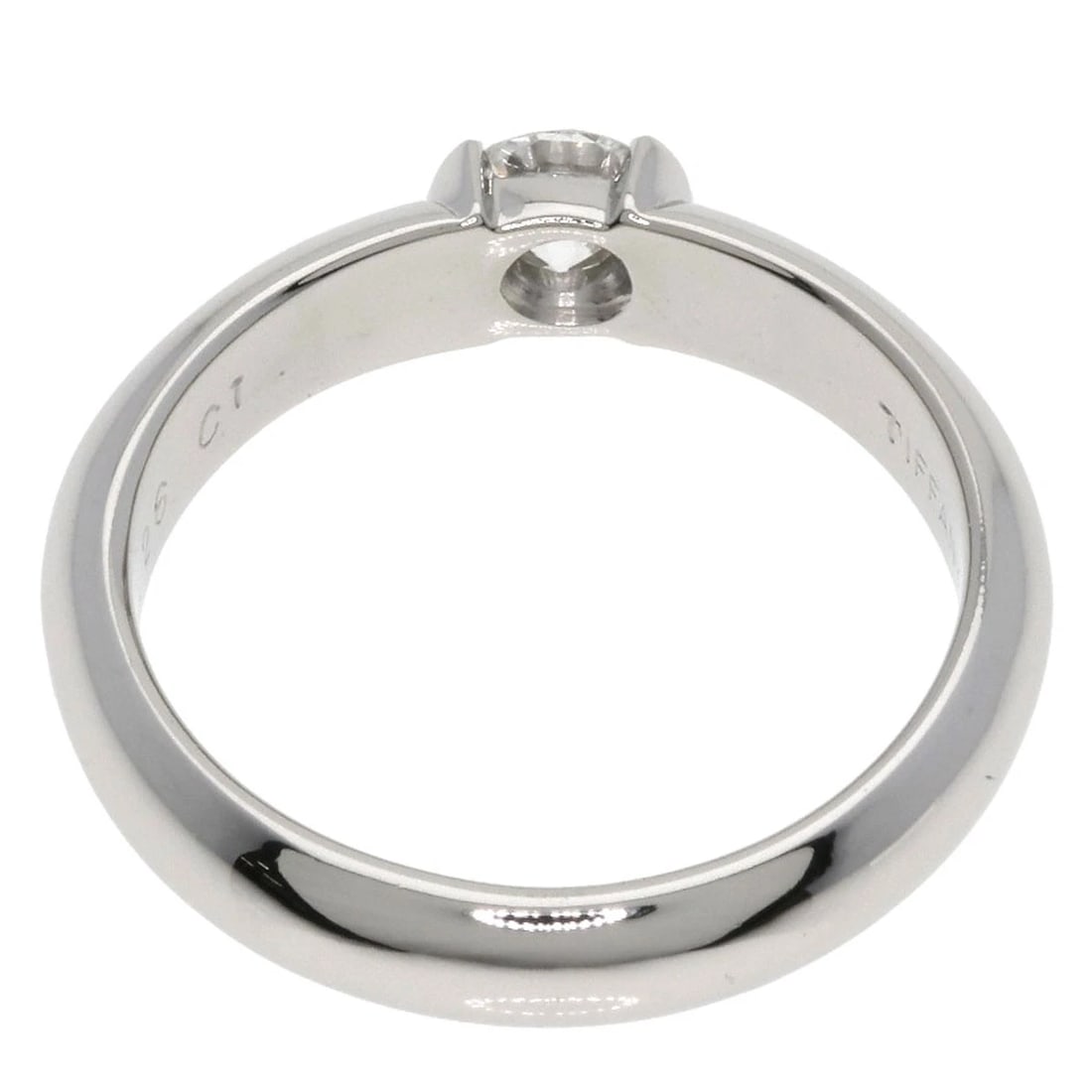 TIFFANY&CO. DOTS SOLITAIRE DIAMOND RING - 4