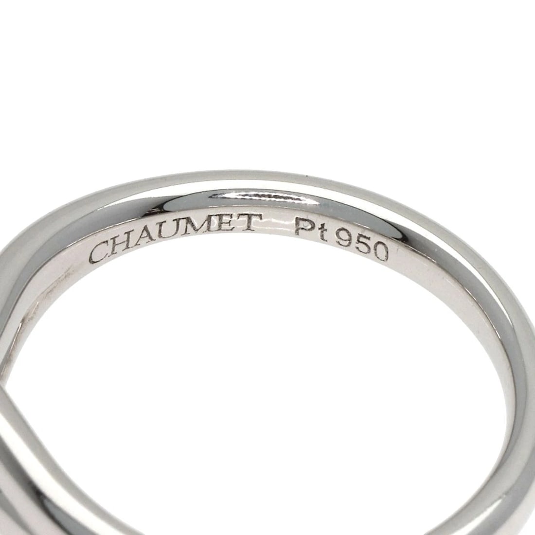 CHAUMET LIEN SOLITAIRE DIAMOND RING PLATINUM PT950 - 5