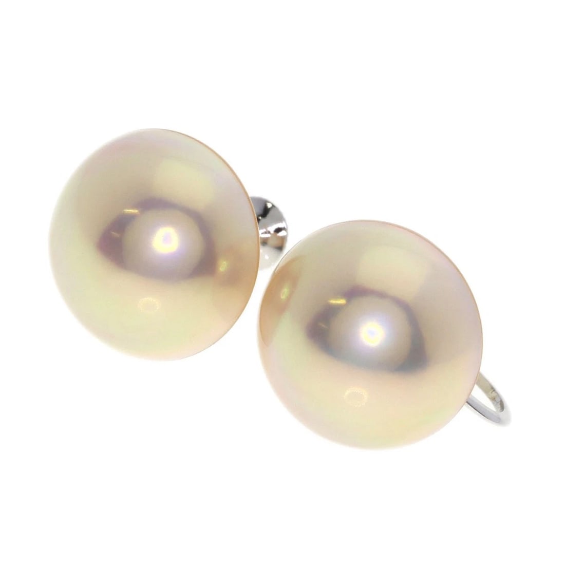 TASAKI MABE PEARL PEARL EARRING K14 WHITE GOLD: TASAKI Mabe Pearl Pearl Earring K14 White Gold Brand: TASAKI Type: Earring Material: K14 White Gold, Color: Exterior Color Silver Size: Top Size:0.6inch/14.8x14.8x12mm Accessories: None Ac