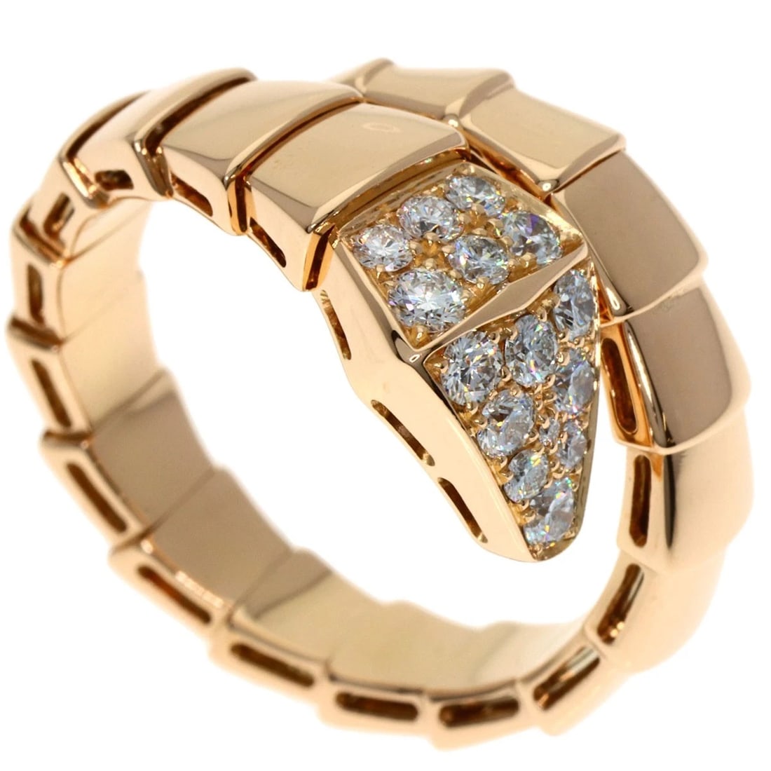 BVLGARI SERPENTI VIPER DIAMOND XXL RING (1 of 3)