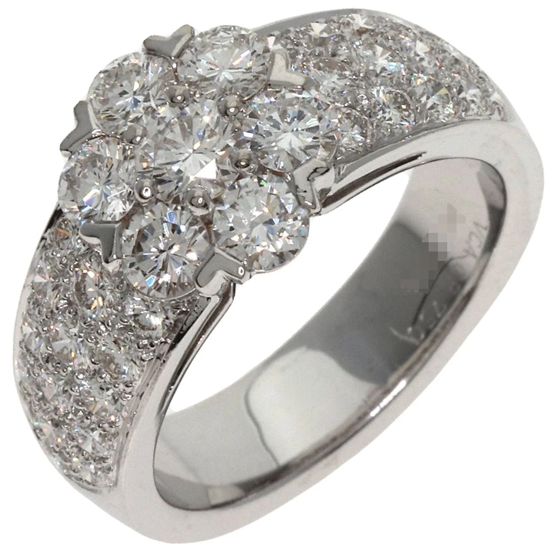 VAN CLEEF & ARPELS FLEURETTE DIAMOND RING - 2