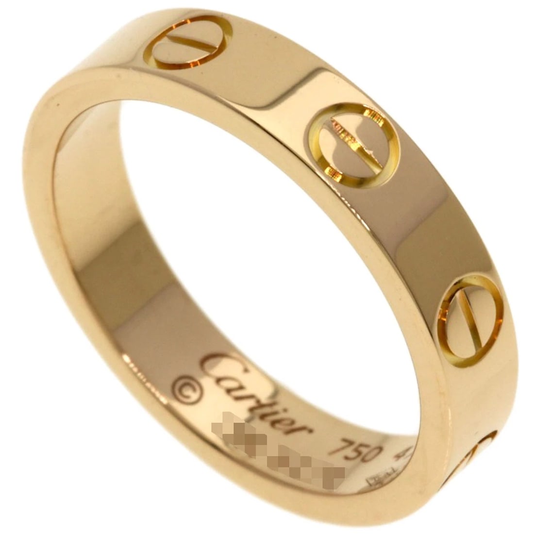 CARTIER MINI LOVE RING RING K18 PINK GOLD (1 of 3)