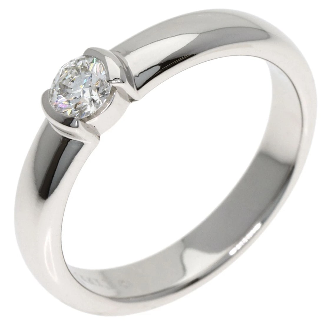 TIFFANY&CO. DOTS SOLITAIRE DIAMOND RING - 2