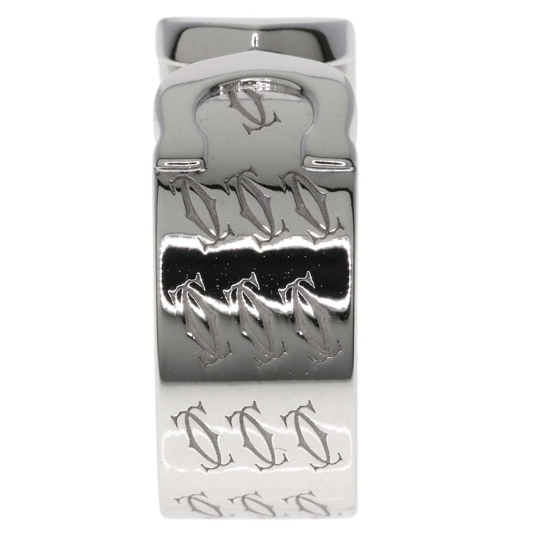 CARTIER 2C CHRISTMAS LIMITED RING: CARTIER 2C Christmas Limited Ring Brand: CARTIER Type: Ring Material: K18 White Gold, Color: Exterior Color Silver Size: 5.75 (US) Accessories: None Accessories Notice: When purchasing pre