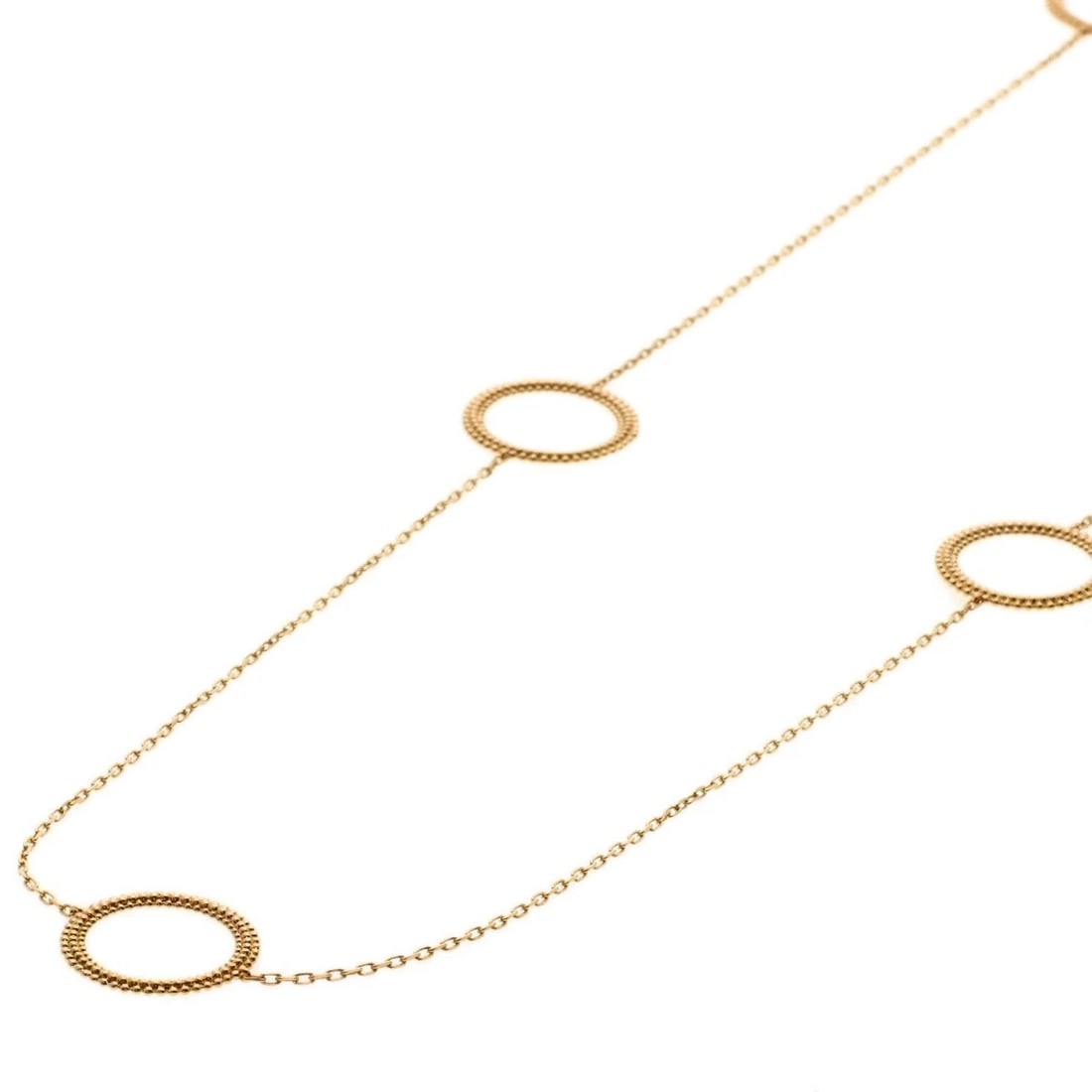 MAUBOUSSIN LE PREMIER JOUR LONG NECKLACE NECKLACE: MAUBOUSSIN Le Premier Jour Long Necklace Necklace Brand: MAUBOUSSIN Type: Necklace Material: K18 Pink Gold, Color: Exterior Color Gold Size: Chain Length:39.4inch/100cm Chain Width:0.5inch/1.3mm T