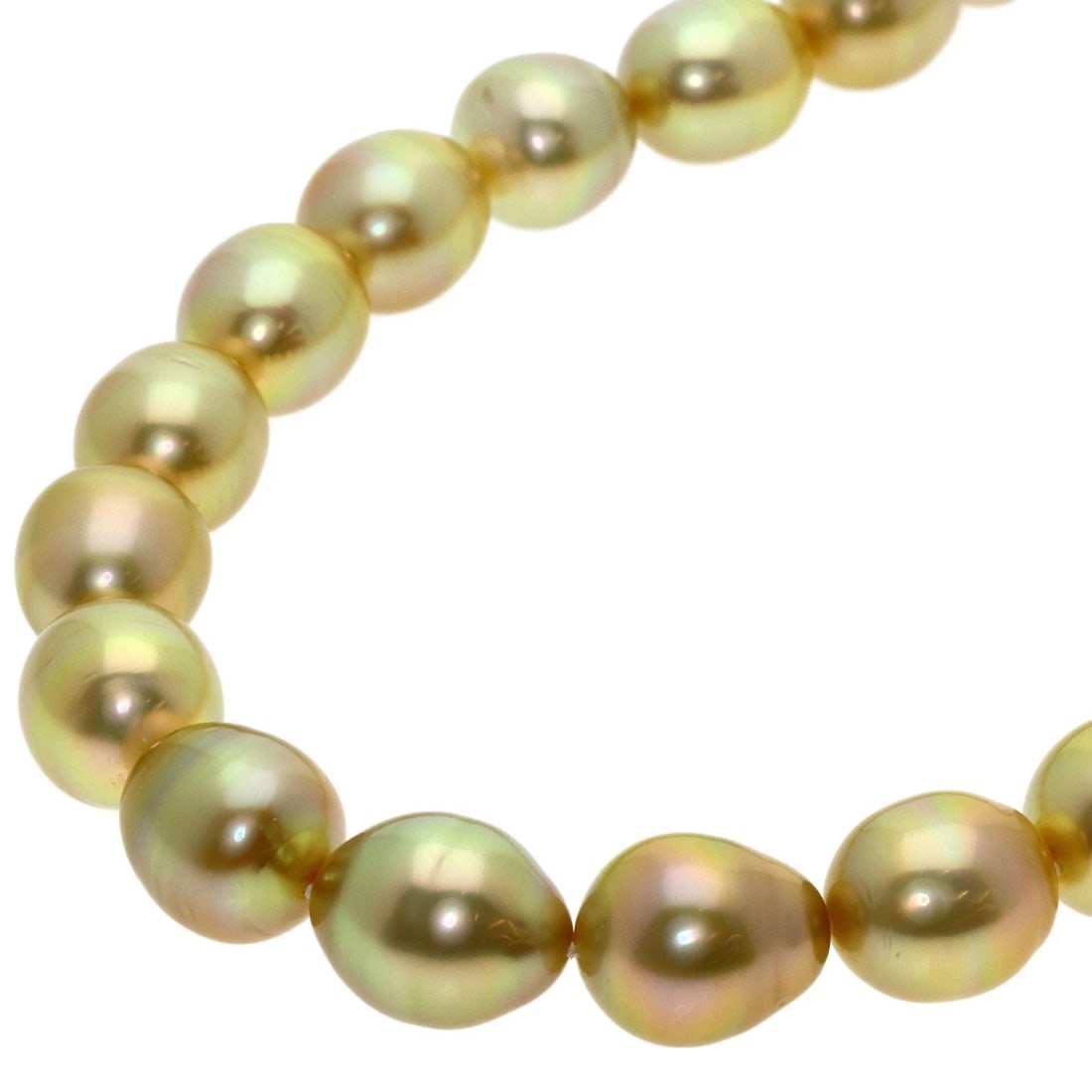 TASAKI GOLDEN PEARL PEARL BAROQUE PEARL NECKLACE: TASAKI Golden Pearl Pearl Baroque Pearl Necklace Brand: TASAKI Type: Necklace Material: K18 Yellow Gold, Color: Exterior Color Gold Size: Stone Size:0.4inch/10-13mm Chain Length:17.3inch/44cm 