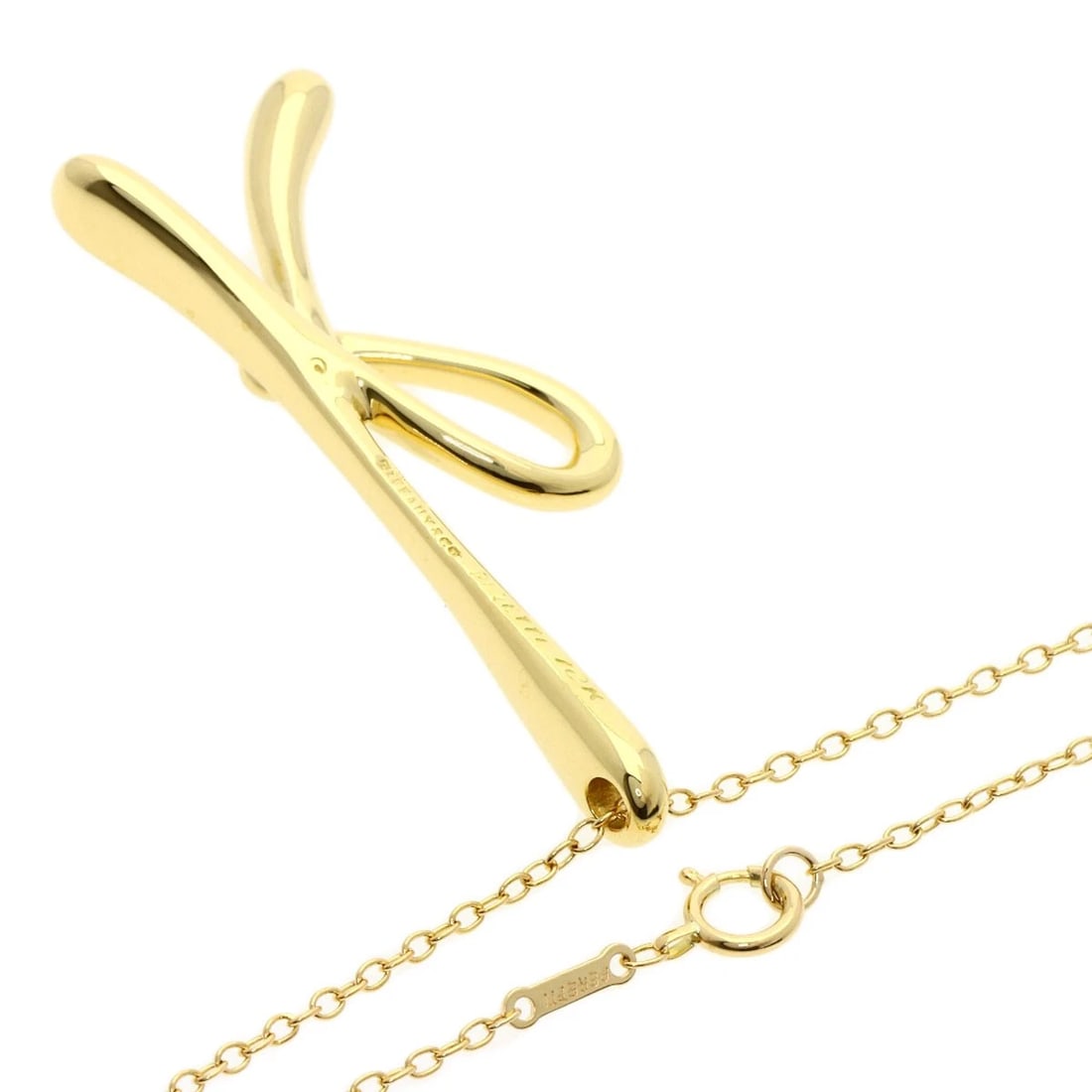 TIFFANY&CO. INITIAL K MEDIUM NECKLACE - 2