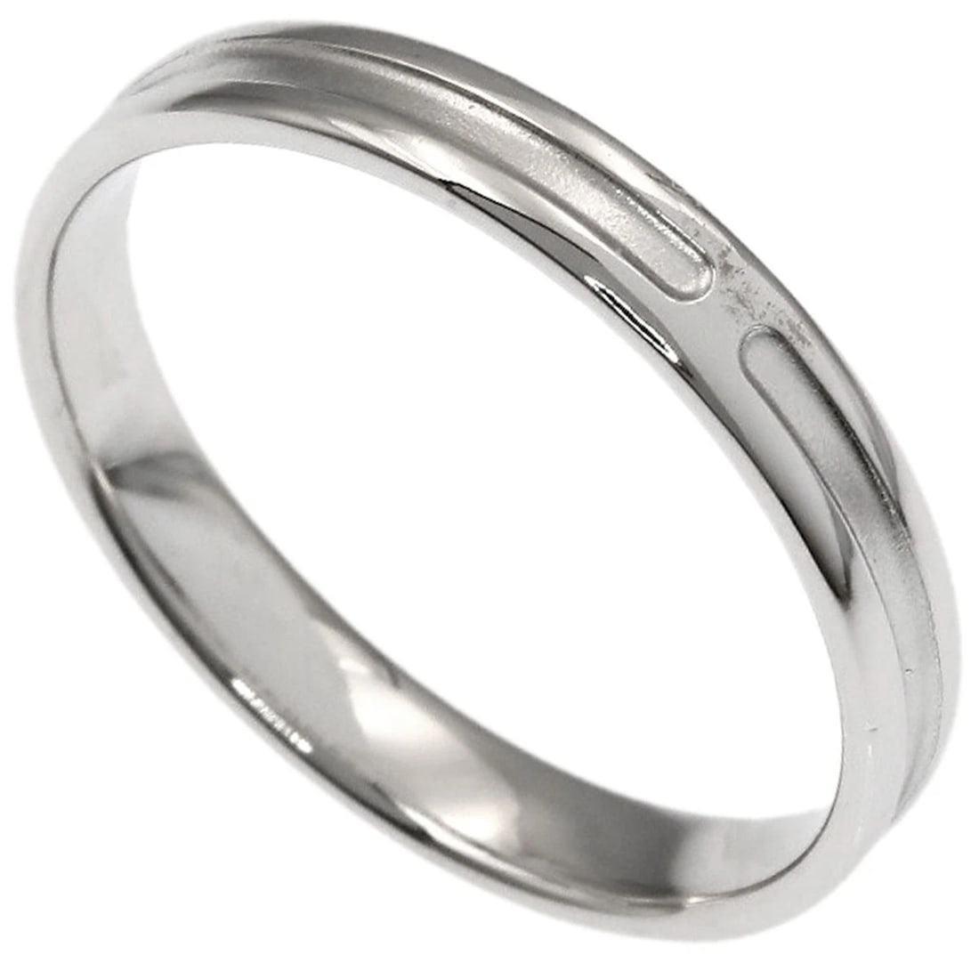 HERMES ARIANNE RING K18 WHITE GOLD: HERMES Arianne Ring K18 White Gold Brand: HERMES Type: Ring Material: K18 White Gold, Color: Exterior Color Silver Size: 5.75 (US) Accessories: None Accessories Notice: When purchasing pre