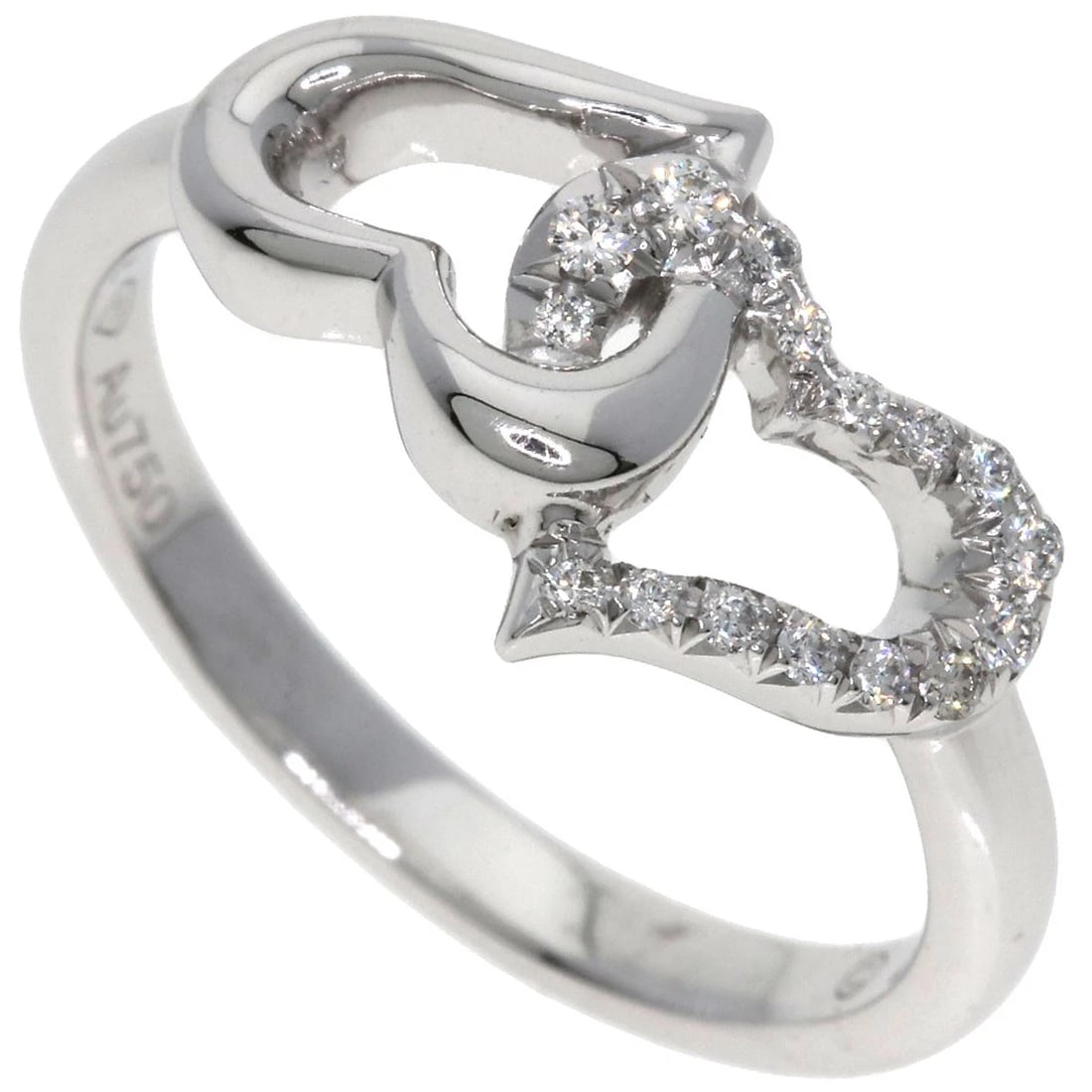 PIAGET LIMELIGHT DIAMOND RING K18 WHITE GOLD: PIAGET Limelight Diamond Ring K18 White Gold Brand: PIAGET Type: Ring Material: K18 White Gold, Main Stone/Creation Natural Color: Exterior Color Silver Size: 5.25 (US) Accessories: None A