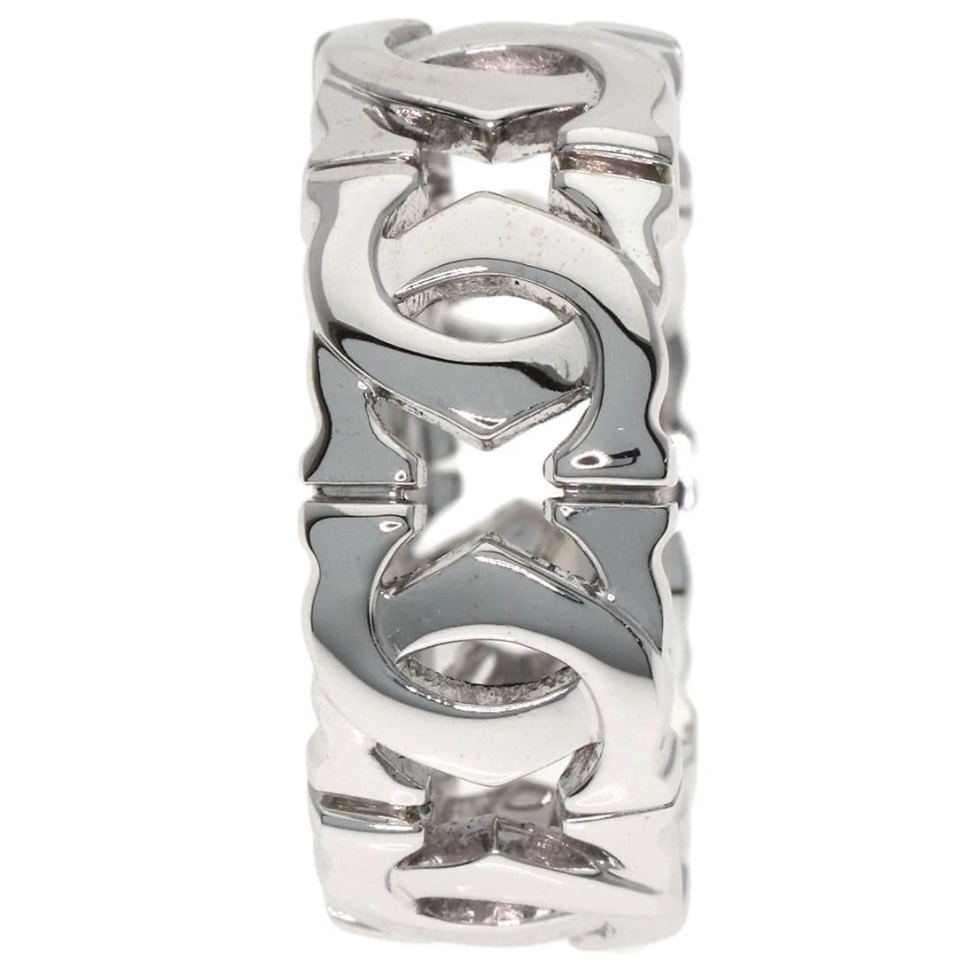 CARTIER ENTRELACES RING K18 WHITE GOLD - 3