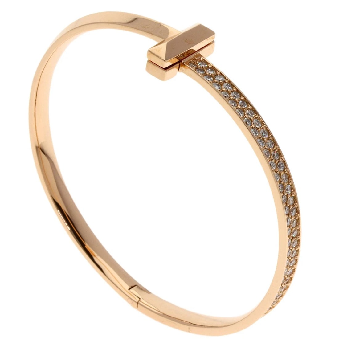 DESIGN DIAMOND BANGLE BRACELET 18K - 2