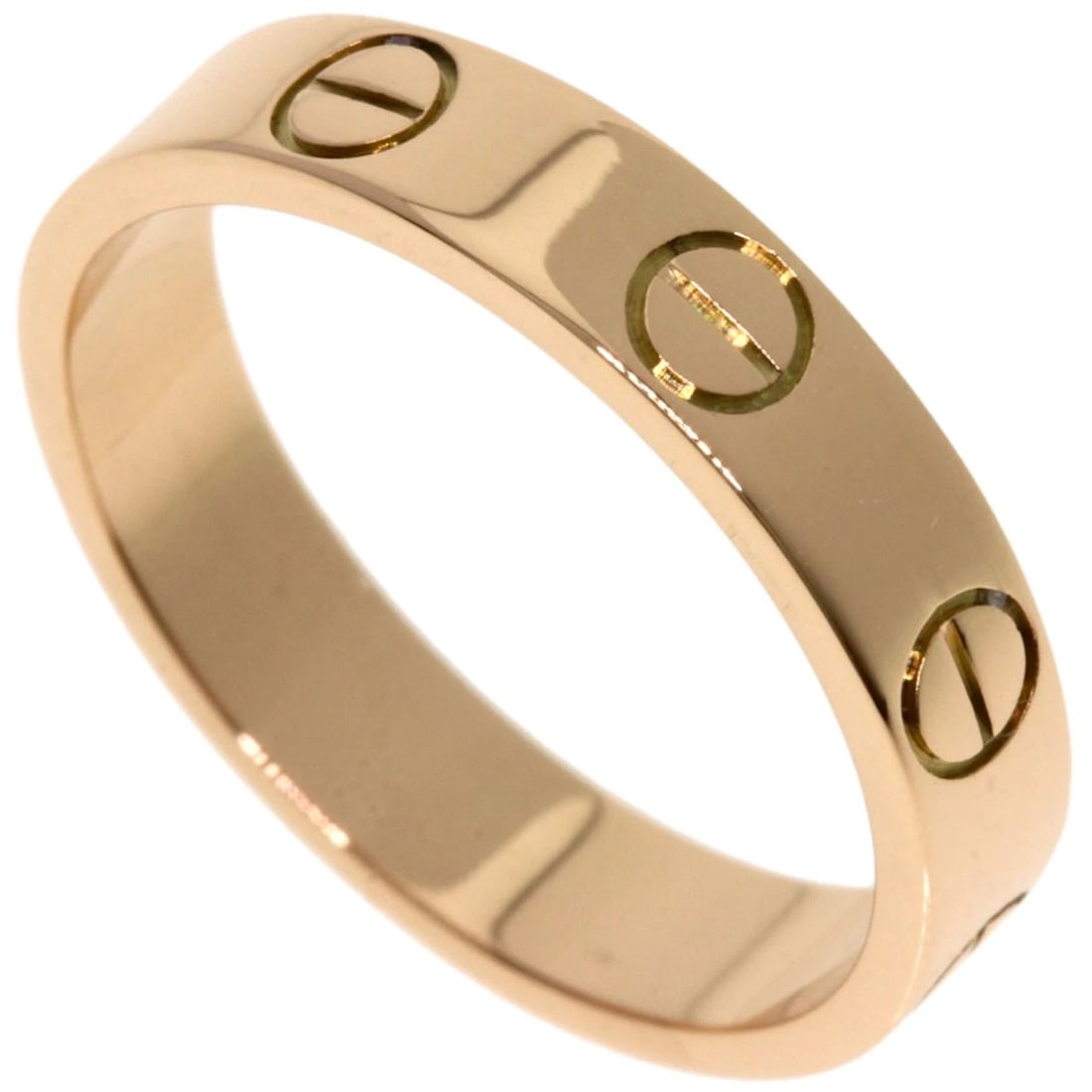 CARTIER MINI LOVE RINGRING K18 PINK GOLD: CARTIER Mini love ringRing K18 Pink Gold Brand: CARTIER Type: Ring Material: K18 Pink Gold, Color: Exterior Color Gold Size: 4.5 (US) Accessories: None Accessories Notice: When purchasing
