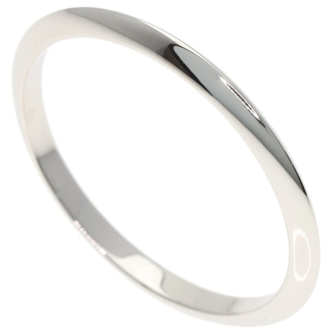 TIFFANY&CO. KNIFE EDGE RING PLATINUM PT950: TIFFANY&Co. Knife edge Ring Platinum PT950 Brand: TIFFANY&Co. Type: Ring Material: Platinum PT950, Color: Exterior Color Silver Size: 9.25 (US) Accessories: None Accessories Notice: When