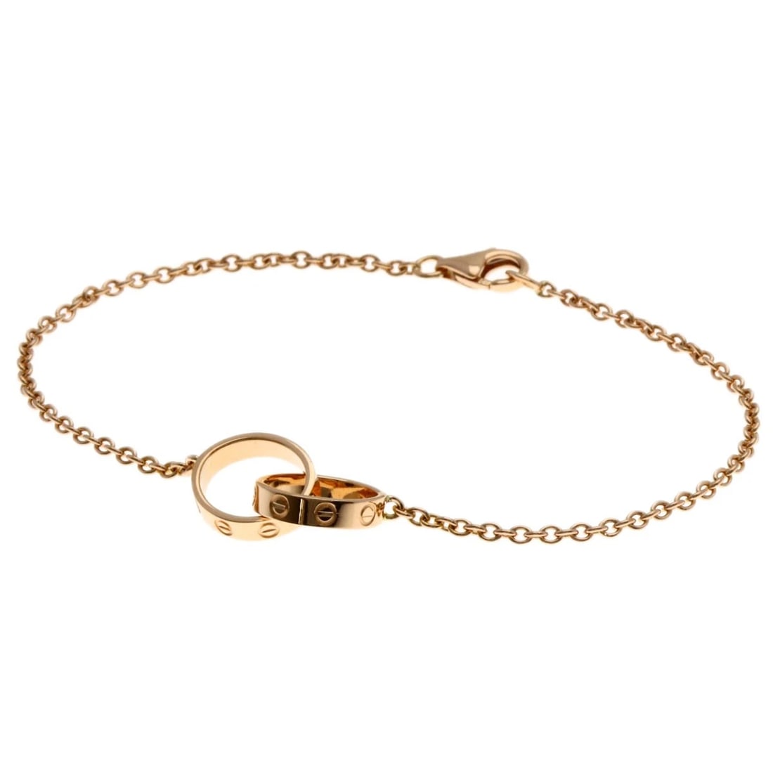 CARTIER BABY LOVE BRACELET K18 PINK GOLD: CARTIER Baby love Bracelet K18 Pink Gold Brand: CARTIER Type: Bracelet Material: K18 Pink Gold, Color: Exterior Color Gold Size: Top Size:0.4inch/9.8x11.1x2.6mm Inner