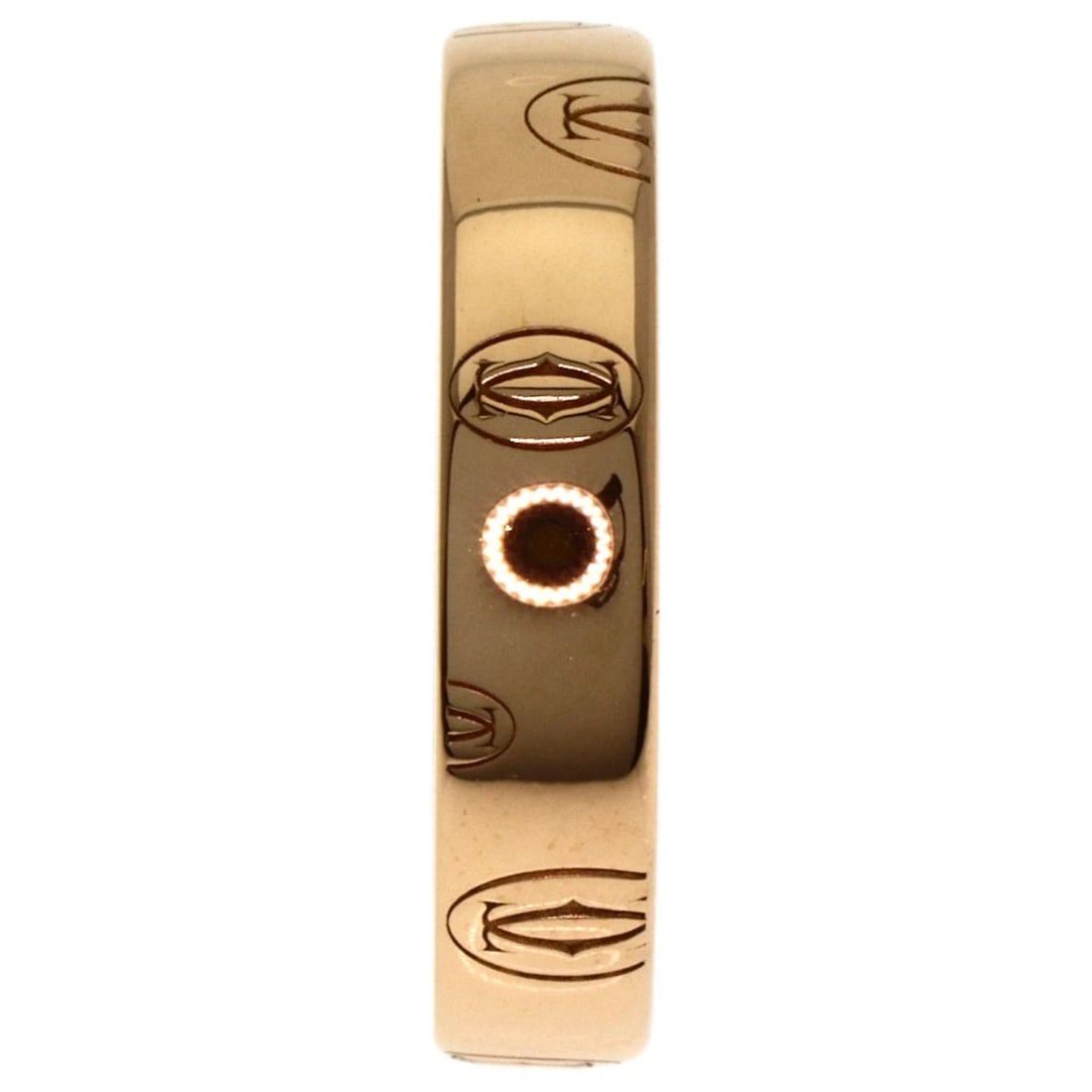 CARTIER HAPPY BIRTHDAY RING K18 PINK GOLD: CARTIER Happy birthday Ring K18 Pink Gold Brand: CARTIER Type: Ring Material: K18 Pink Gold, Color: Exterior Color Gold Size: 5.25 (US) Accessories: None Accessories Notice: When purchasin