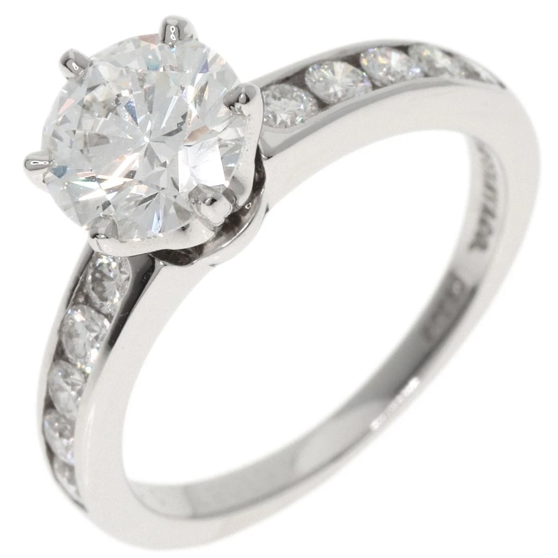 TIFFANY&CO. SOLITAIRE DIAMOND RING - 2