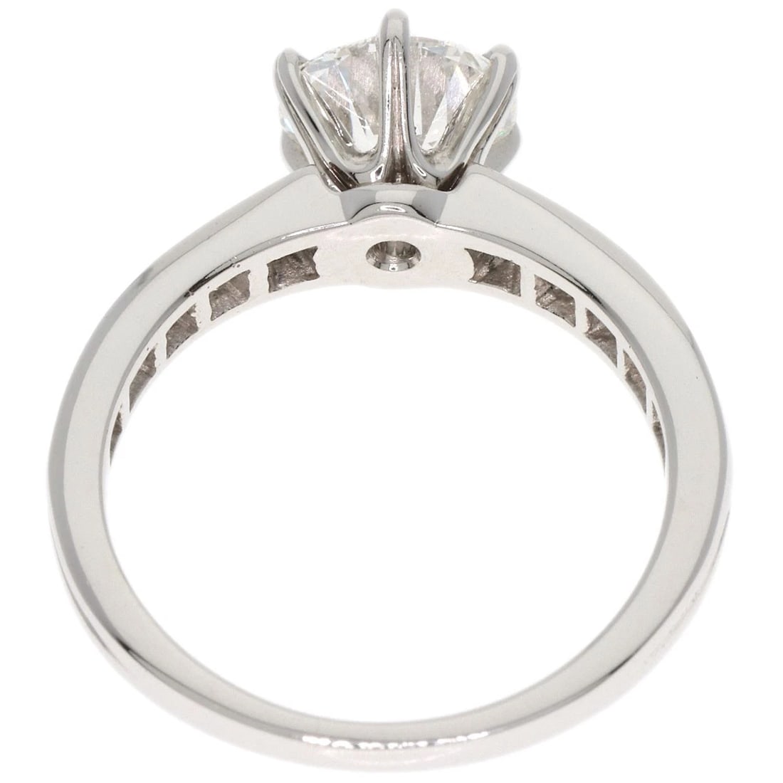 TIFFANY&CO. SOLITAIRE DIAMOND RING - 4