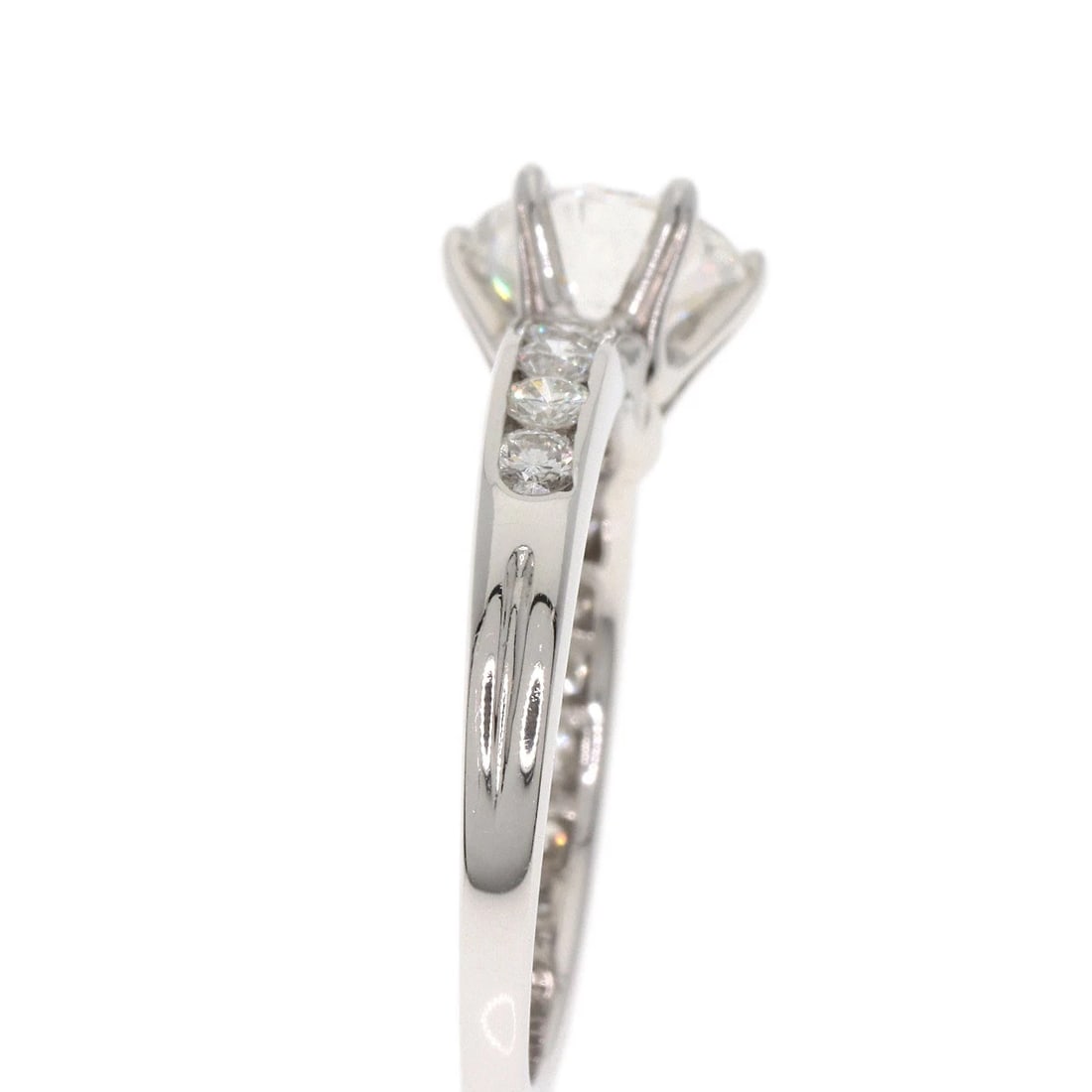 TIFFANY&CO. SOLITAIRE DIAMOND RING - 5