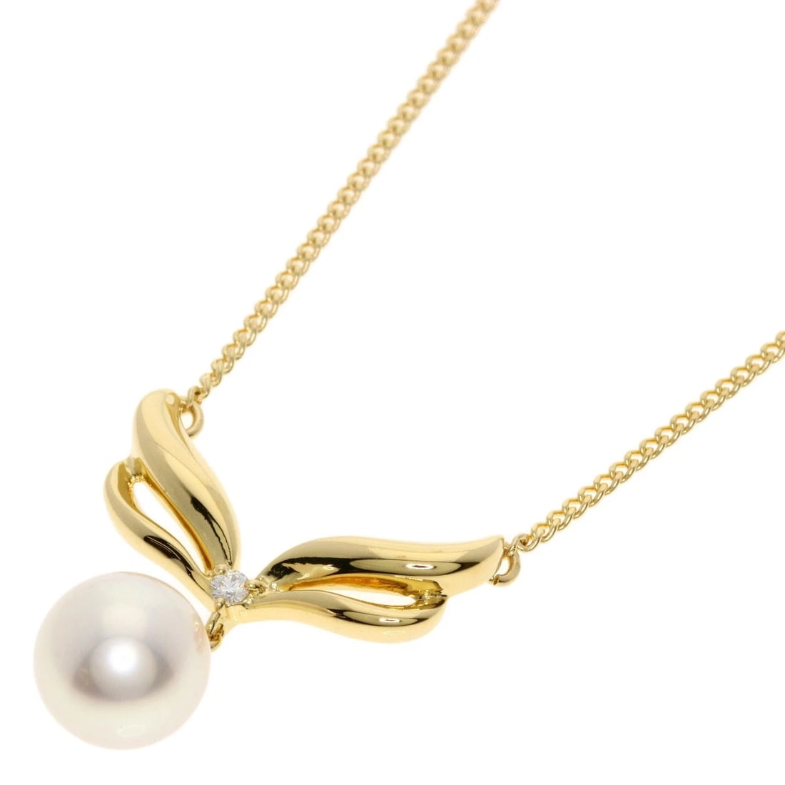 TASAKI PEARL PEARL DIAMOND NECKLACE K18 YELLOW GOLD: TASAKI Pearl Pearl Diamond Necklace K18 Yellow Gold Brand: TASAKI Type: Necklace Material: K18 Yellow Gold, Color: Exterior Color Gold Size: Chain Length:16.3inch/41.5cm Chain