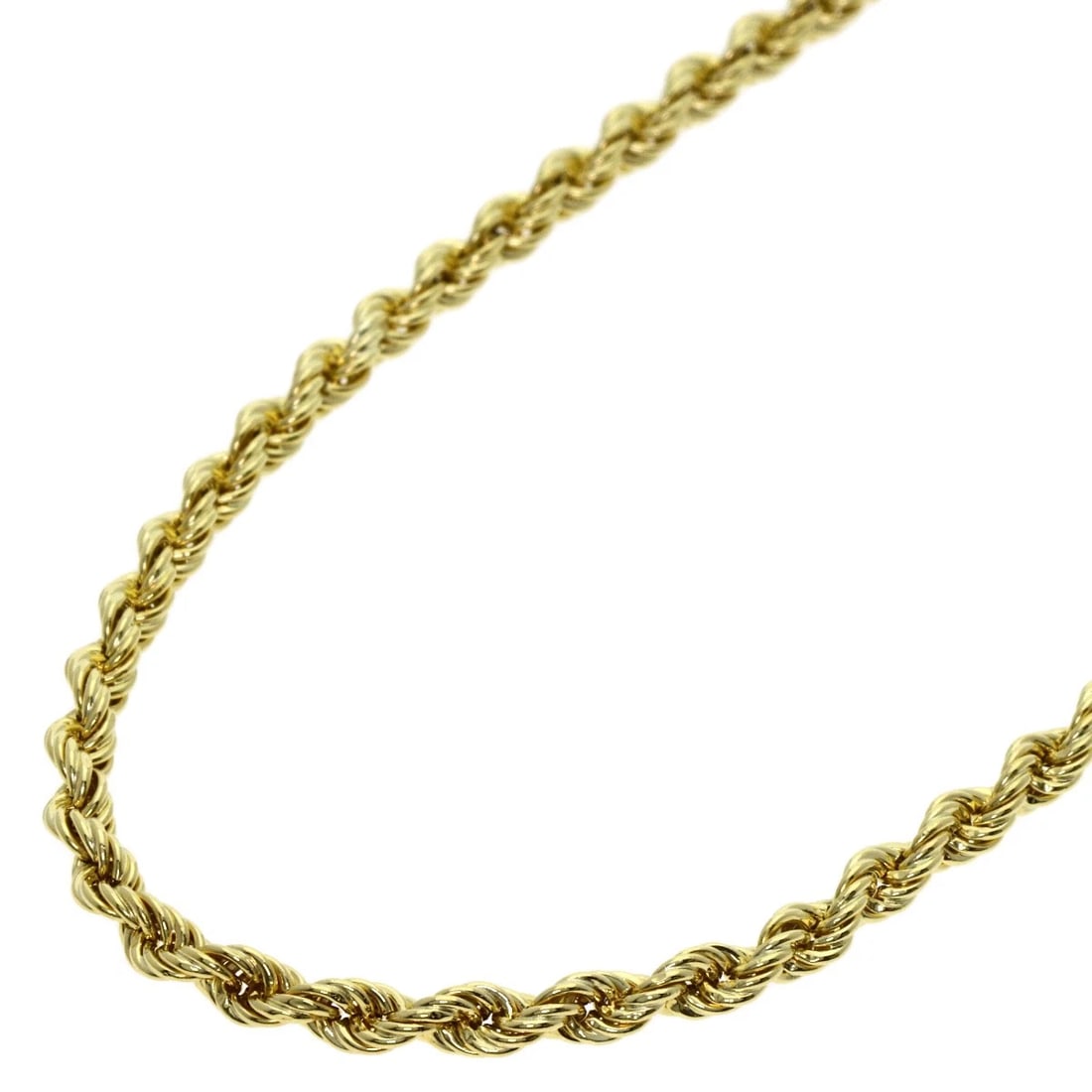 TWIST CHAIN NECKLACE K18 YELLOW GOLD (1 of 3)