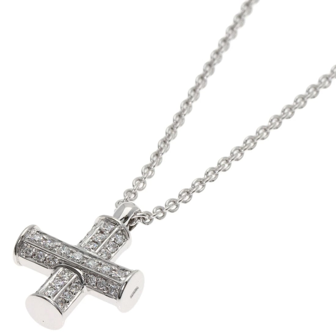 BVLGARI GREEK CROSS DIAMOND NECKLACE (1 of 3)