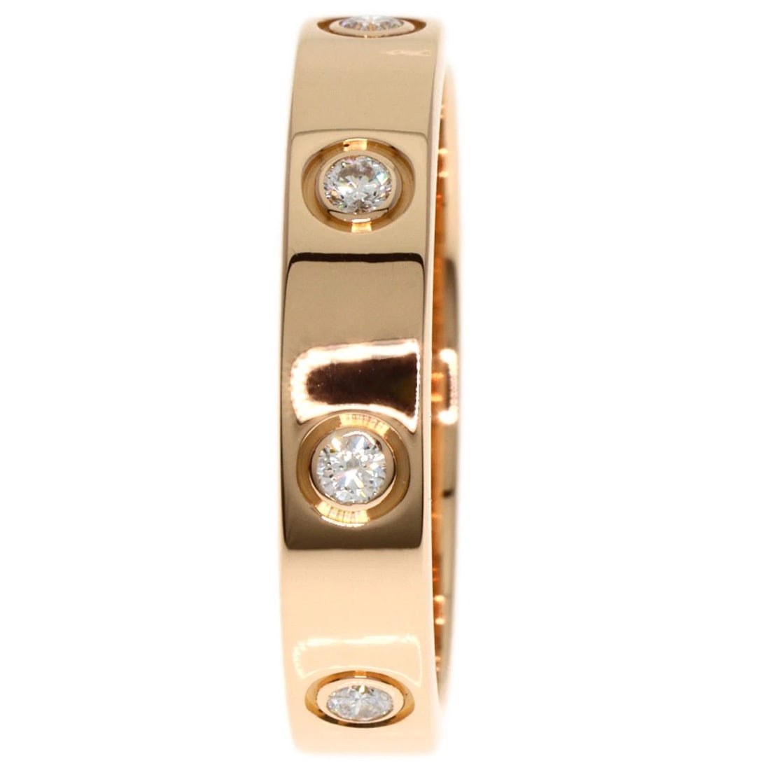 CARTIER MINI LOVE RING FULL DIAMOND RING - 3