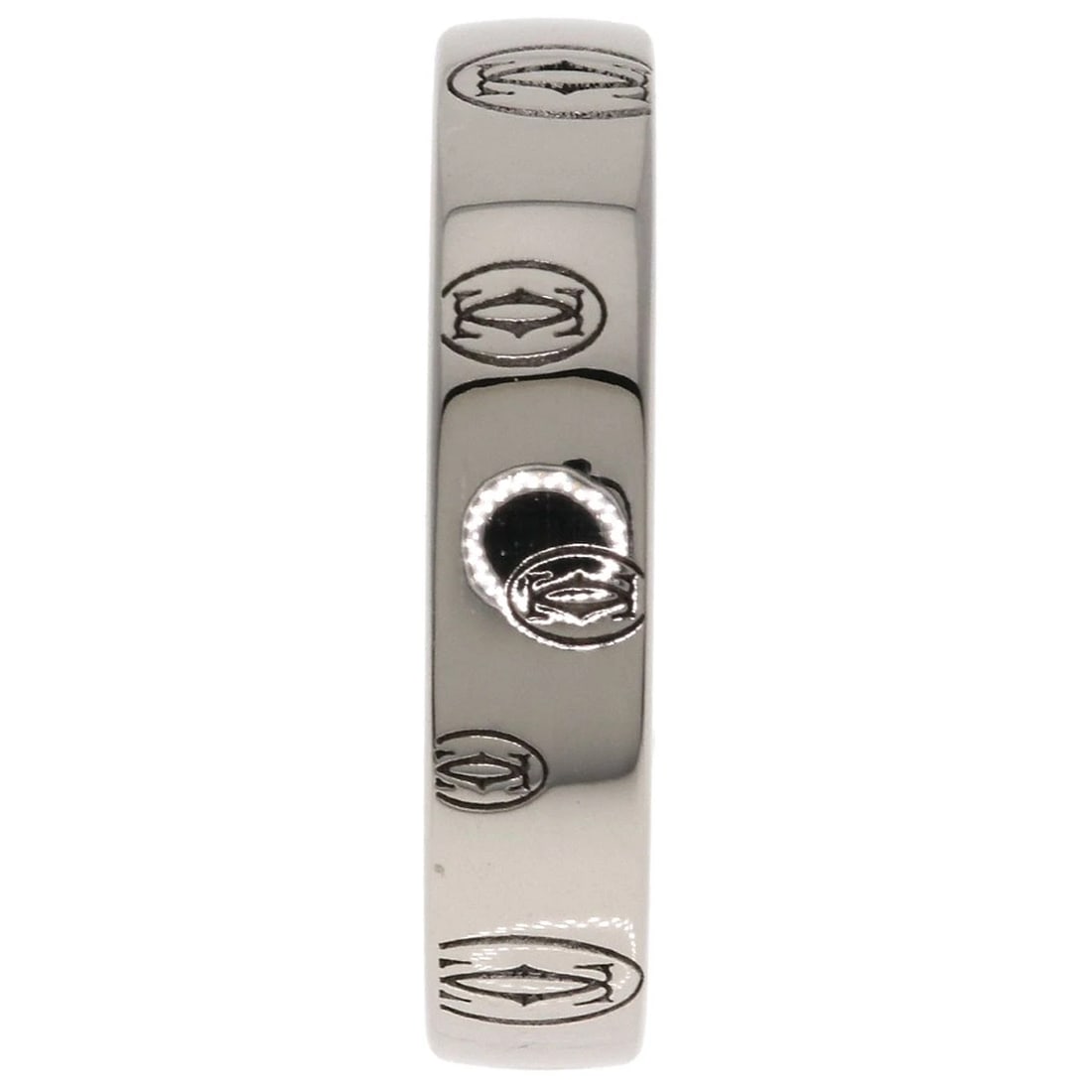 CARTIER HAPPY BIRTHDAY RING K18 WHITE GOLD: CARTIER Happy Birthday Ring K18 White Gold Brand: CARTIER Type: Ring Material: K18 White Gold, Color: Exterior Color Silver Size: 5 (US) Accessories: None Accessories Notice: When purchasing