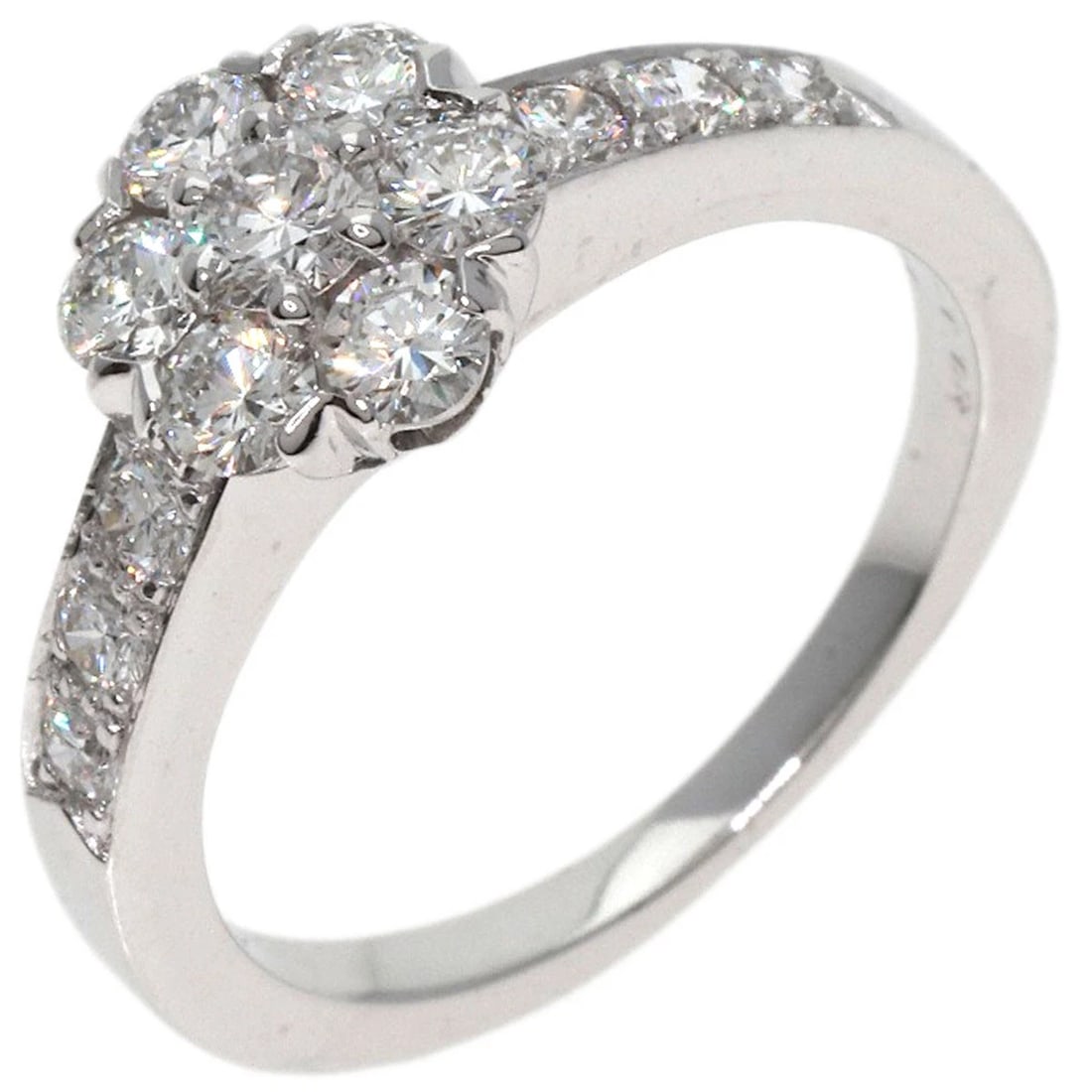 VAN CLEEF & ARPELS FLEURETTE DIAMOND RING - 2