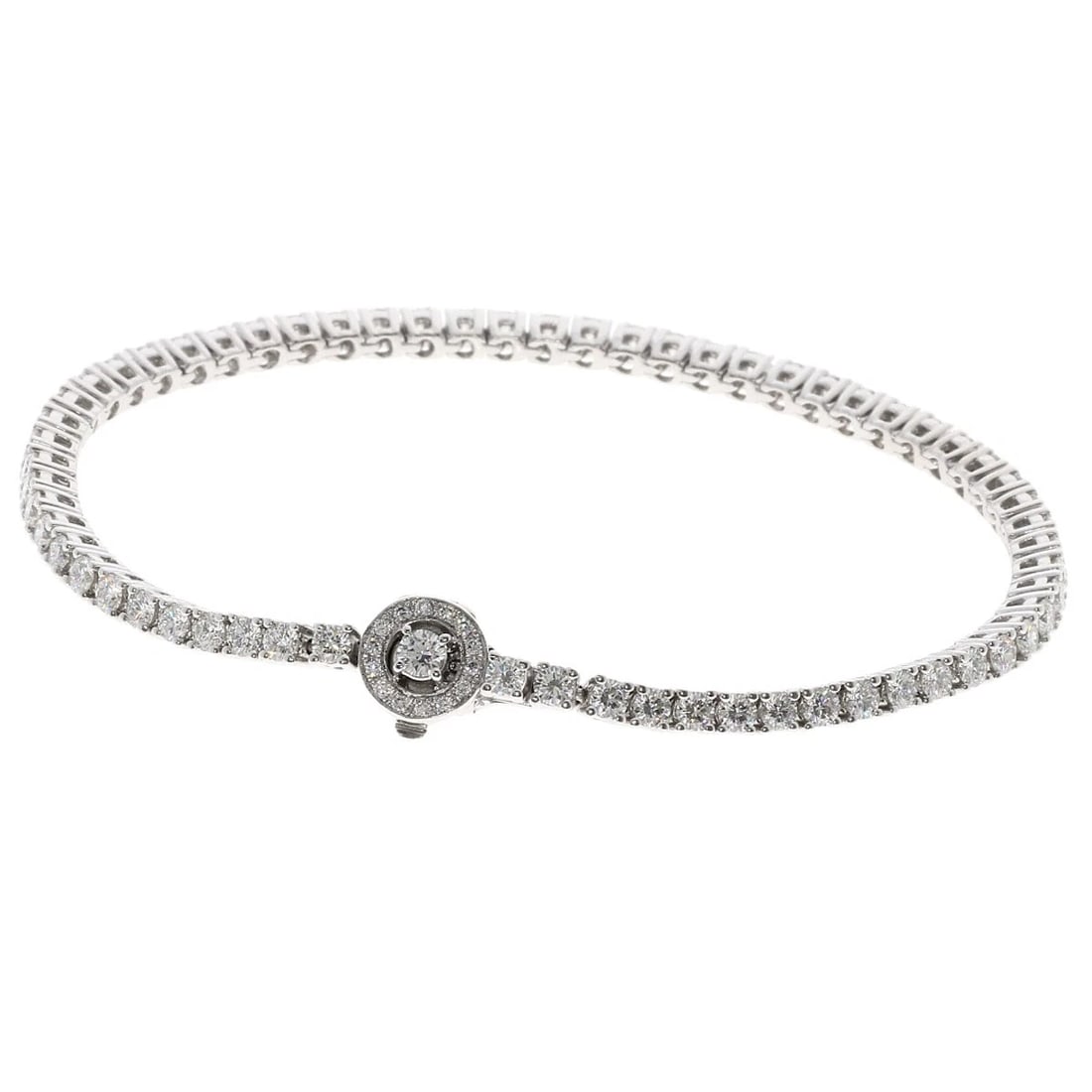 BOUCHERON ABBA DIAMOND BRACELET K18 WHITE GOLD (1 of 4)