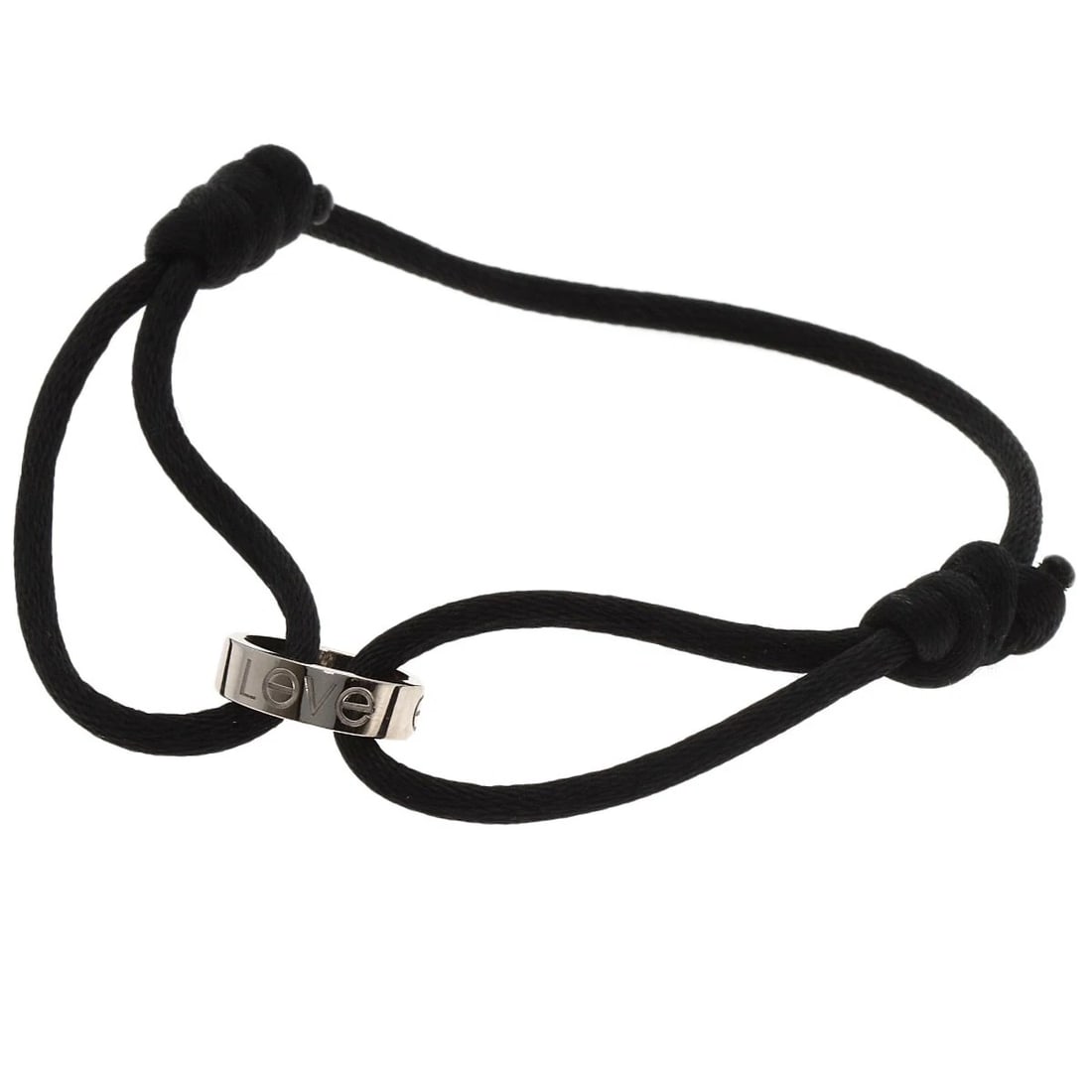 CARTIER LOVE CHARITY CODE BRACELET K18 WHITE GOLD (1 of 7)