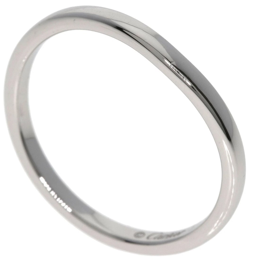 CARTIER BALLERINA RING PLATINUM PT950: CARTIER Ballerina Ring Platinum PT950 Brand: CARTIER Type: Ring Material: Platinum PT950, Color: Exterior Color Silver Size: 8.25 (US) Accessories: None Accessories Notice: When purchasing