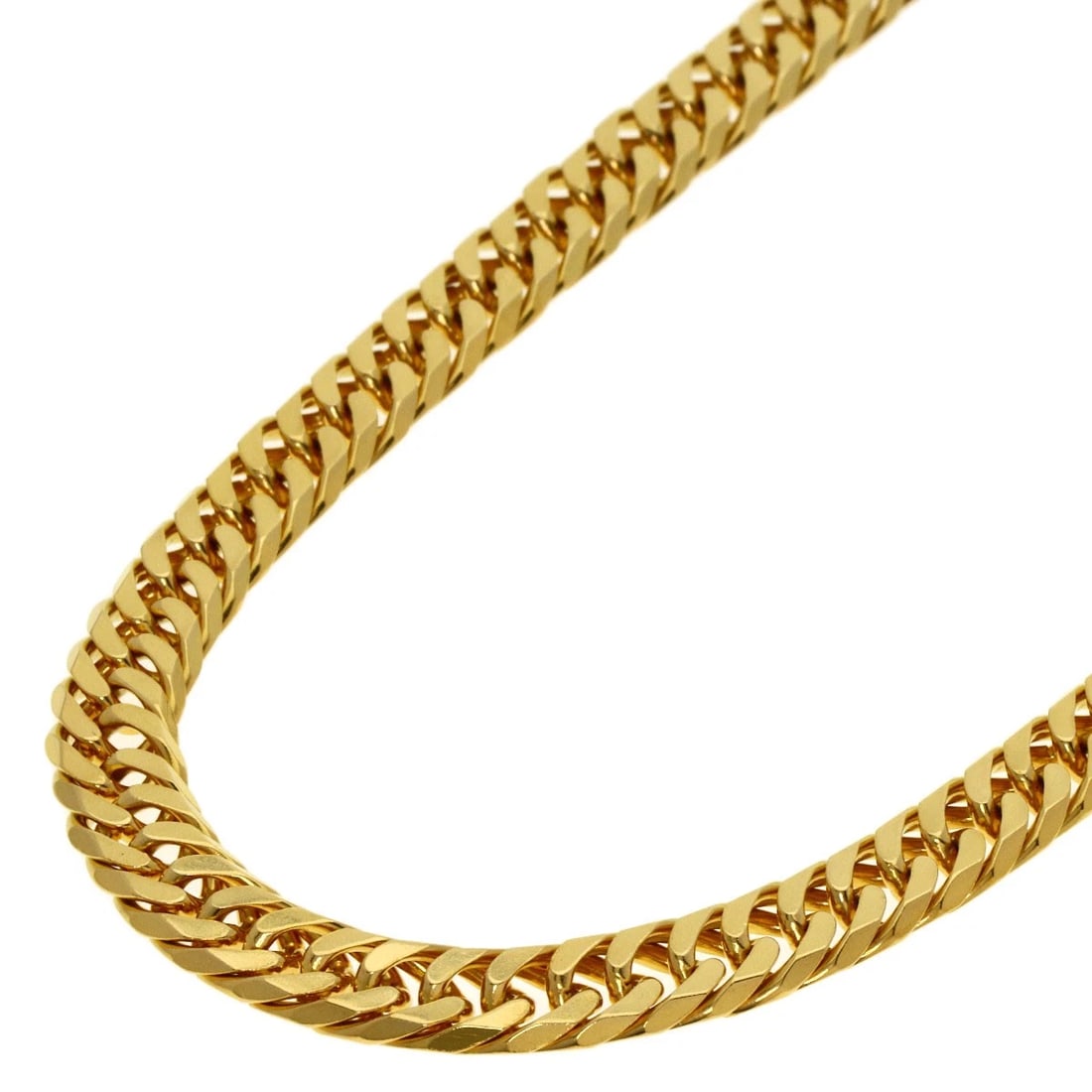 CURB CHAIN KIHEI 6-SIDED DOUBLE NECKLACE (1 of 6)