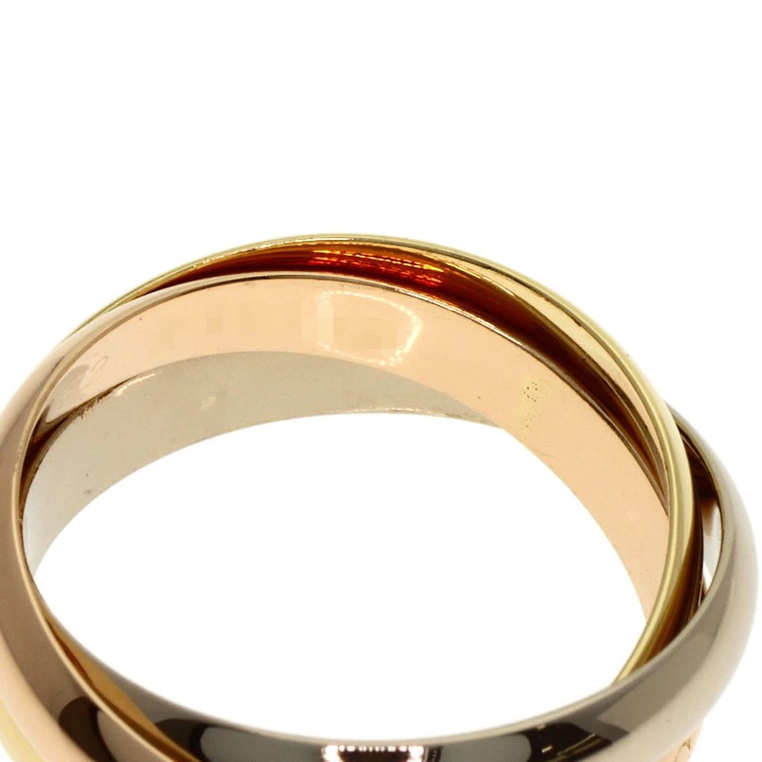 CARTIER TRINITY RING K18 YELLOW GOLD K18 WHITE GOLD (1 of 2)