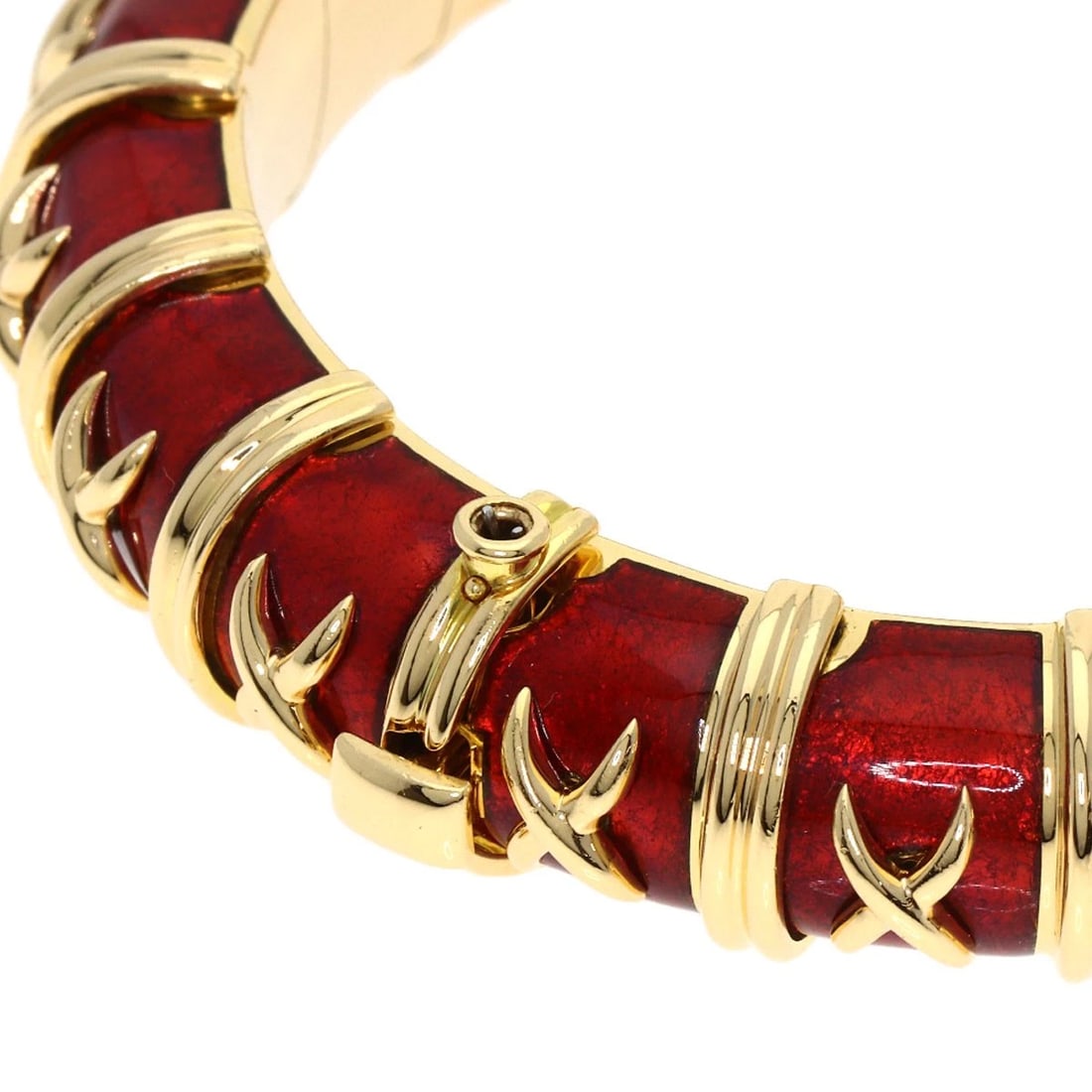 TIFFANY&CO. ENAMEL COLLECTION BANGLE JEAN SCHLUMBERGER BRACELET - 5