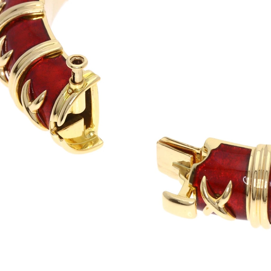 TIFFANY&CO. ENAMEL COLLECTION BANGLE JEAN SCHLUMBERGER BRACELET - 6