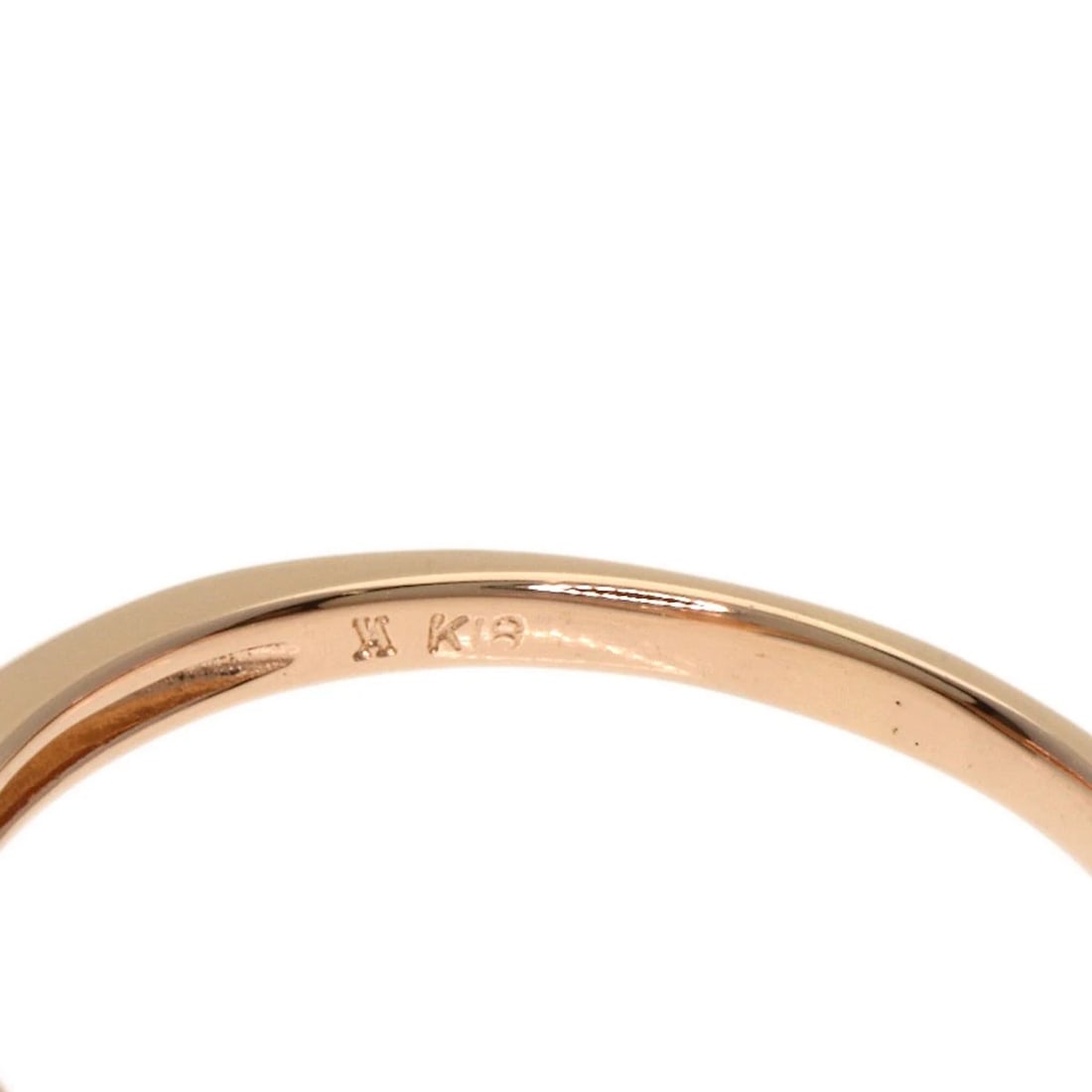 VENDOME SHELL ROSE QUARTZ DIAMOND RING - 5