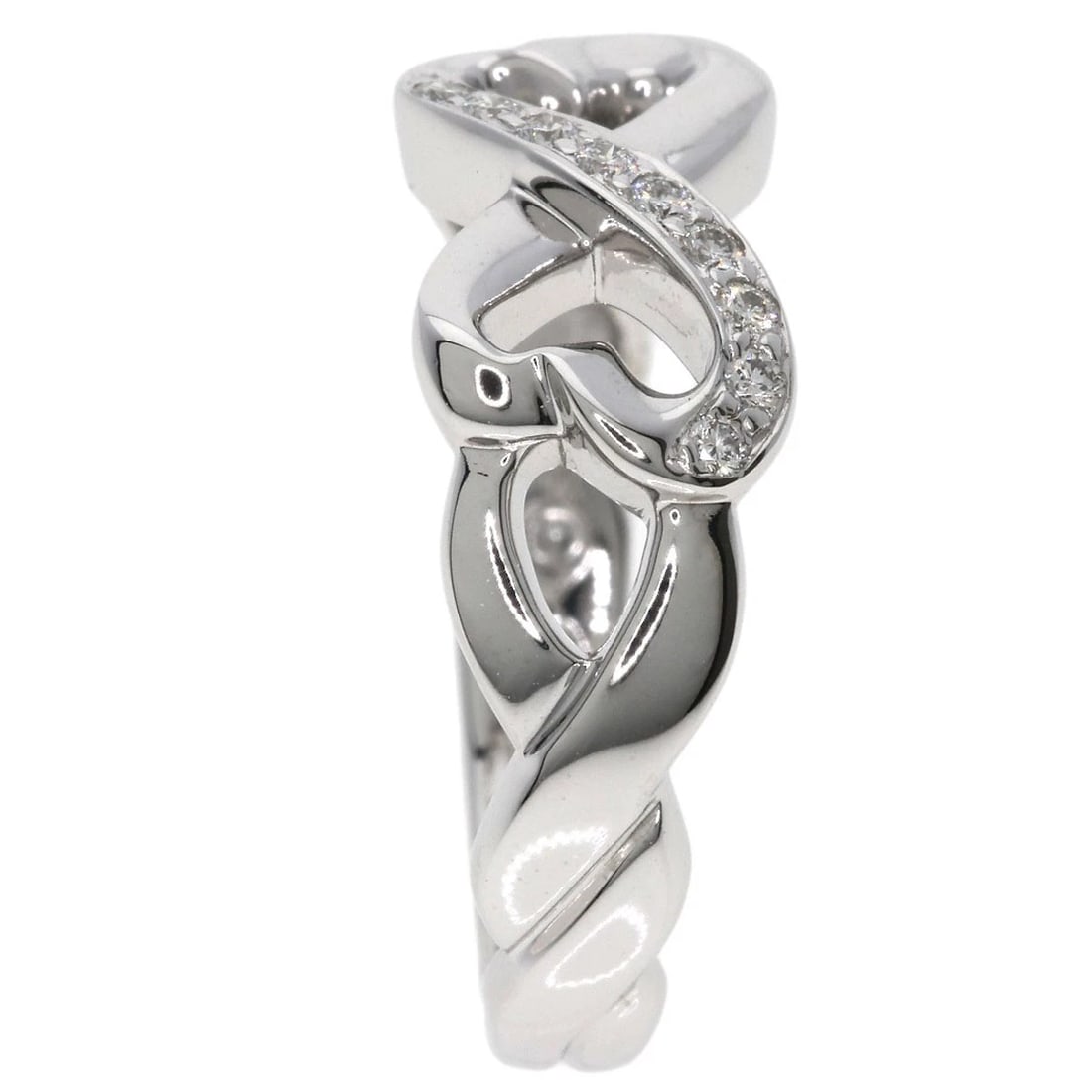 TIFFANY&CO. DOUBLE LOVING HEART DIAMOND RING (1 of 3)