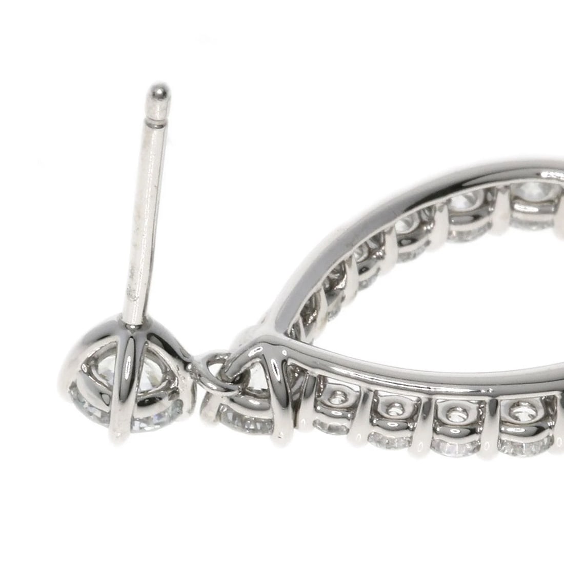 HARRY WINSTON LOOP EXTRA LARGE DIAMOND EARRING - 5