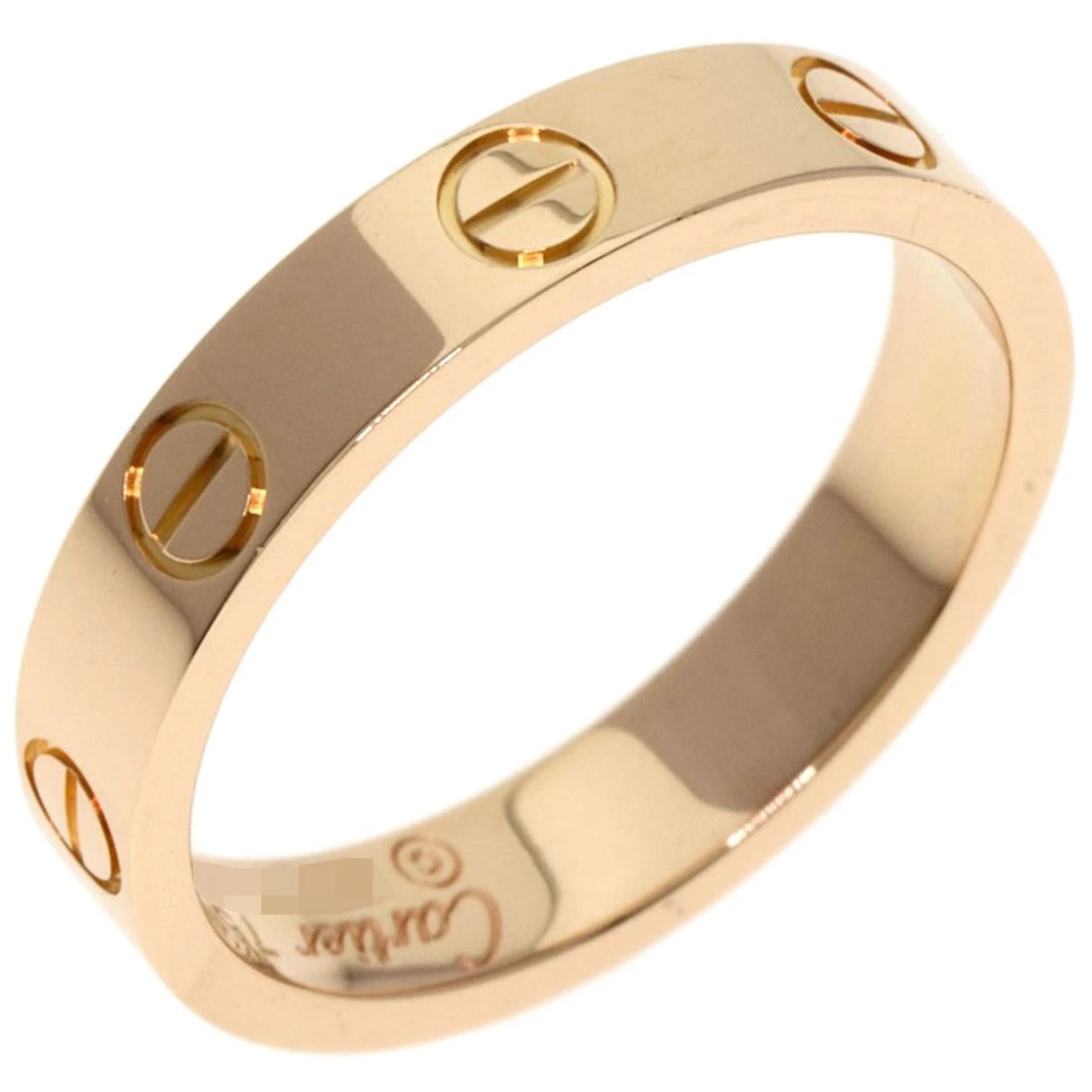 CARTIER MINI LOVE RING RING K18 PINK GOLD (1 of 3)