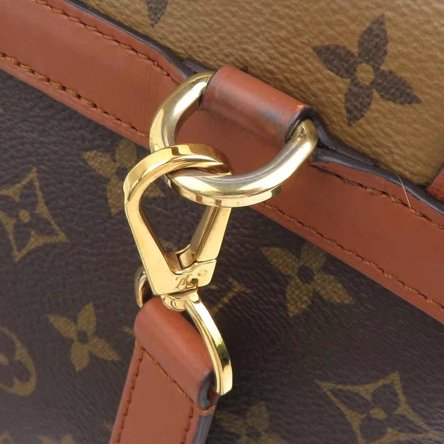 LOUIS VUITTON MONOGRAM REVERSE DAUPHINE BACKPACK BROWN BACKPACK - 11
