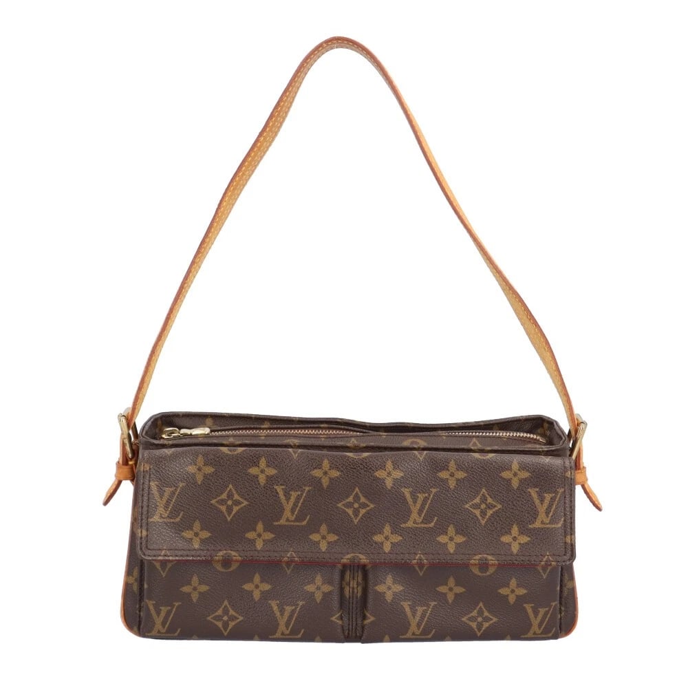 LOUIS VUITTON SHOULDER BAG CANVAS MONOGRAM VIVACITE MM SHOULDER BAG (1 of 9)
