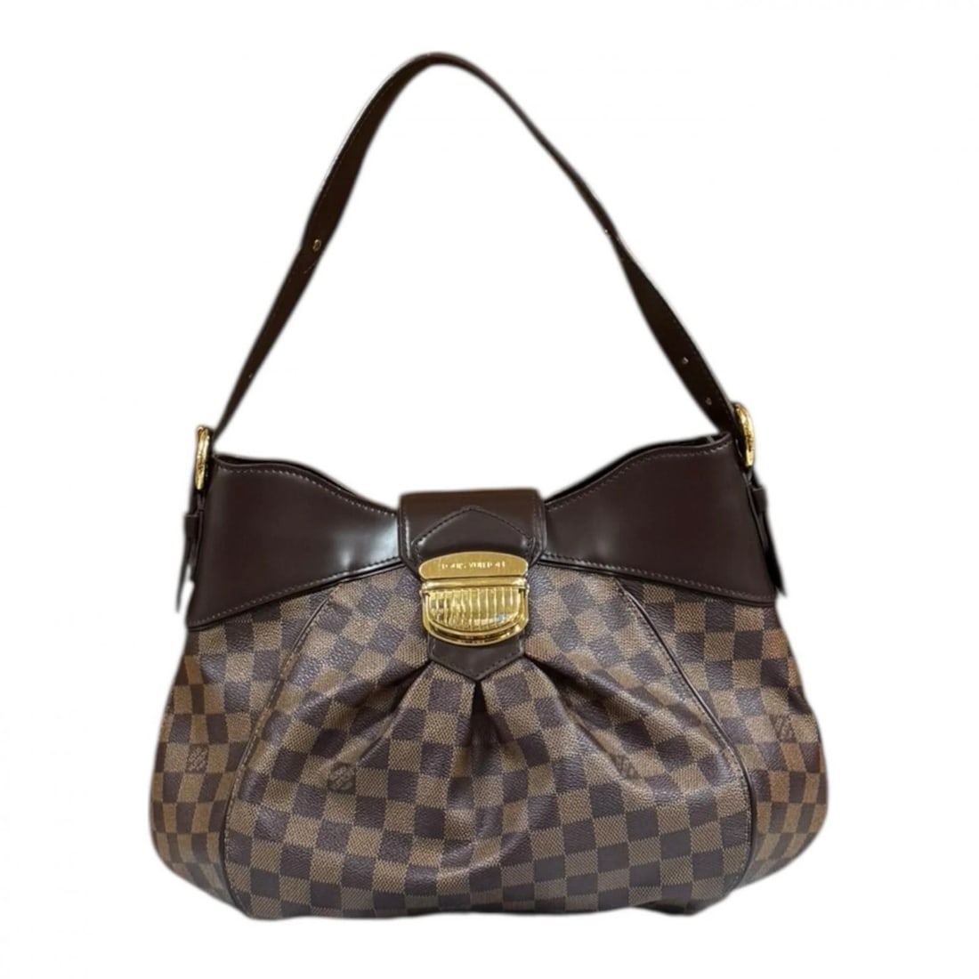 LOUIS VUITTON SHOULDER BAG DAMIER CANVAS SISTINA MM SHOULDER BAG: LOUIS VUITTON Shoulder Bag Damier canvas Sistina MM Shoulder Bag Brand: LOUIS VUITTON Type: Shoulder Bag Material: Exterior Material Damier canvas Color: Brown Size: W15.7 x H10.6 x D5.9inch Shoul
