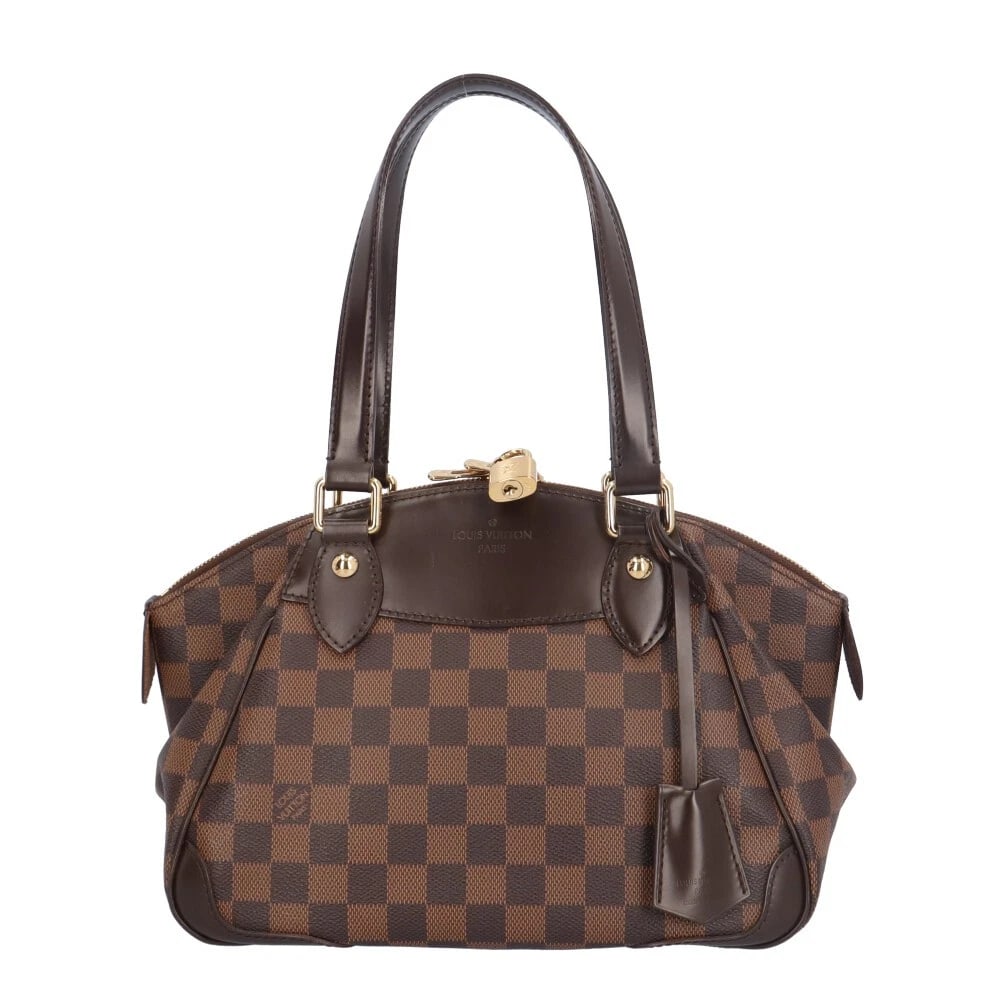 LOUIS VUITTON SHOULDER BAG DAMIER CANVAS VERONA PM SHOULDER BAG: LOUIS VUITTON Shoulder Bag Damier canvas Verona PM Shoulder Bag Brand: LOUIS VUITTON Type: Shoulder Bag Material: Exterior Material Damier canvas Color: Brown Size: W11.0 x H8.3 x D5.9inch Shoulde
