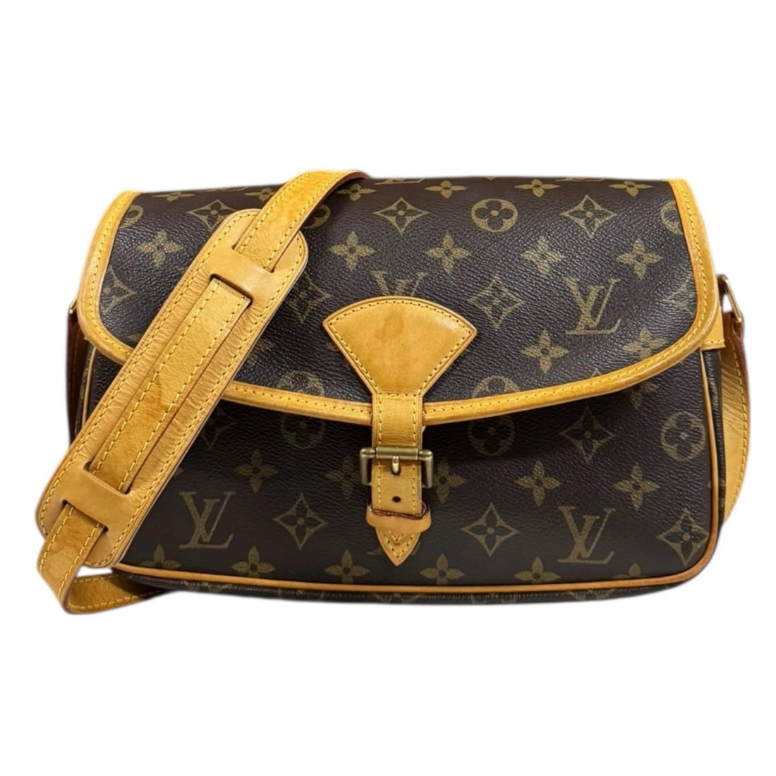 LOUIS VUITTON SHOULDER BAG CROSS BODY MONOGRAM CANVAS SOLOGNE SHOULDER BAG: LOUIS VUITTON Shoulder Bag Cross Body Monogram canvas Sologne Shoulder Bag Brand: LOUIS VUITTON Type: Shoulder Bag Material: Exterior Material Monogram canvas Color: Brown Size: W9.8 x H6.7 x D3.1