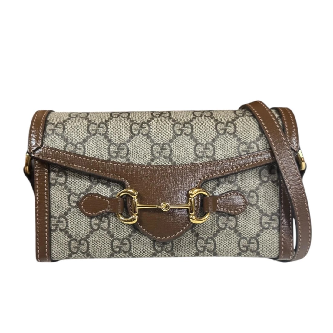 GUCCI SHOULDER BAG CROSS BODY GG SUPREME SHOULDER BAG: GUCCI Shoulder Bag Cross Body GG Supreme Shoulder Bag Brand: GUCCI Type: Shoulder Bag Material: Exterior Material GG Supreme Canvas Color: beige / Brown Size: W7.1 x H4.3 x D2.0inch Shoulder:43.7i
