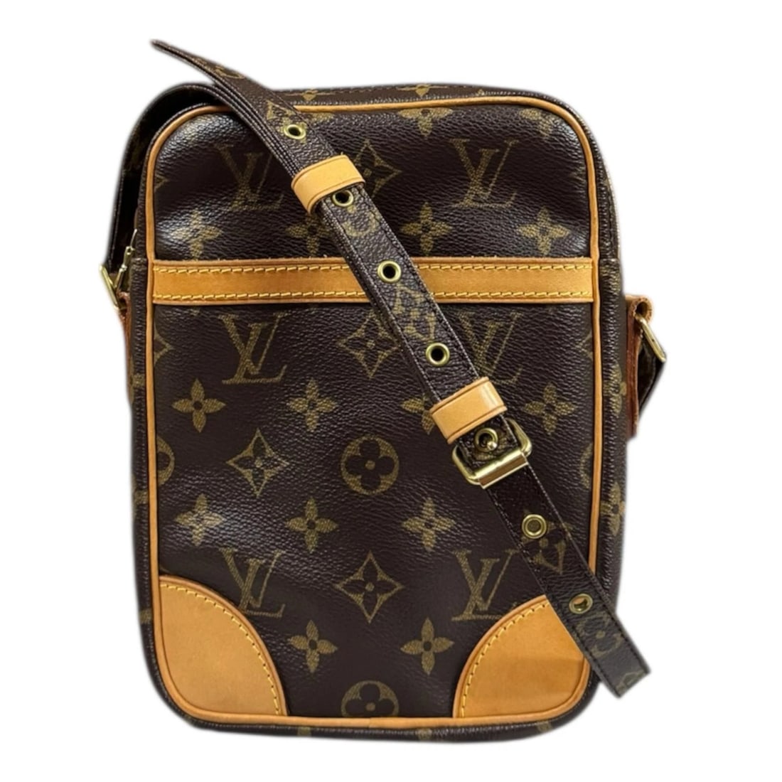 LOUIS VUITTON SHOULDER BAG CROSS BODY MONOGRAM CANVAS DUNOUVE SHOULDER BAG: LOUIS VUITTON Shoulder Bag Cross Body Monogram canvas Dunouve Shoulder Bag Brand: LOUIS VUITTON Type: Shoulder Bag Material: Exterior Material Monogram canvas Color: Brown Size: W5.9 x H8.3 x D2.0