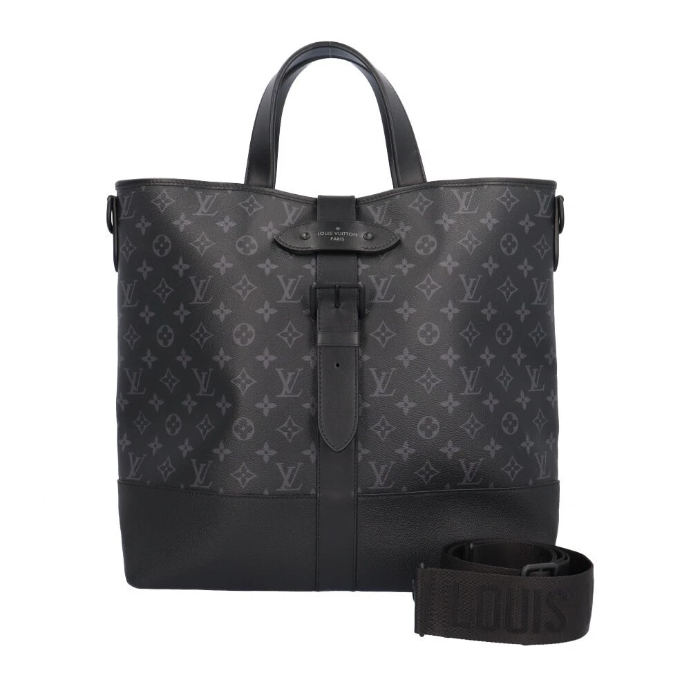 LOUIS VUITTON SHOULDER BAG MONOGRAM ECLIPSE SHOULDER BAG: LOUIS VUITTON Shoulder Bag Monogram Eclipse Shoulder Bag Brand: LOUIS VUITTON Type: Shoulder Bag Material: Exterior Material Monogram Eclipse Color: black / gray Size: W15.0 x H14.6 x D5.1inch Han