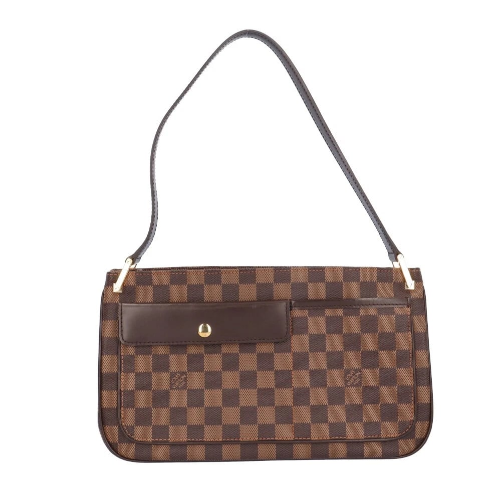 LOUIS VUITTON SHOULDER BAG DAMIER CANVAS DAMIER AUBAGNE SHOULDER BAG: LOUIS VUITTON Shoulder Bag Damier canvas Damier Aubagne Shoulder Bag Brand: LOUIS VUITTON Type: Shoulder Bag Material: Exterior Material Damier canvas Color: Brown Size: W11.8 x H7.1 x